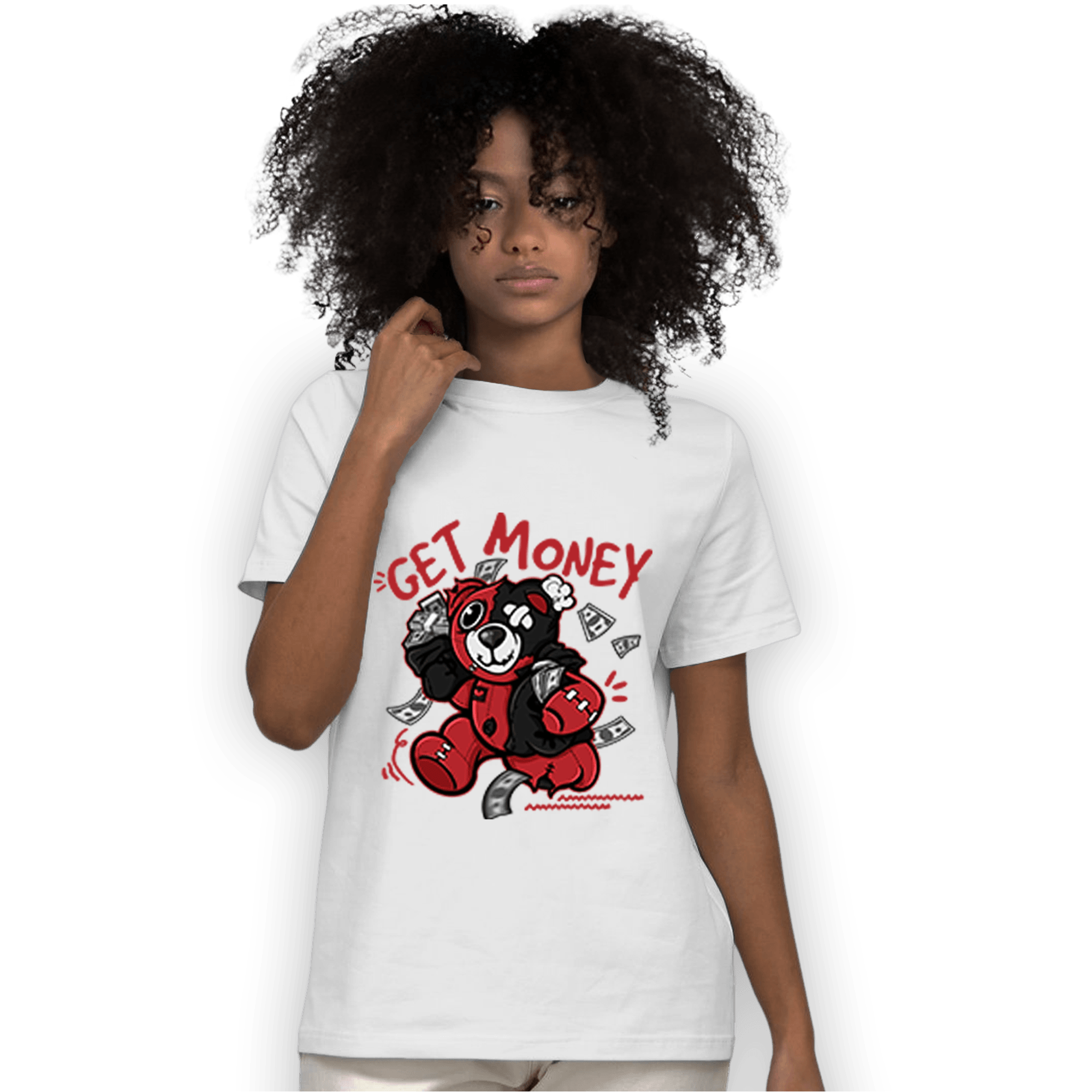 Cherry 12s T Shirt Match Get Money BER - NastyJamz