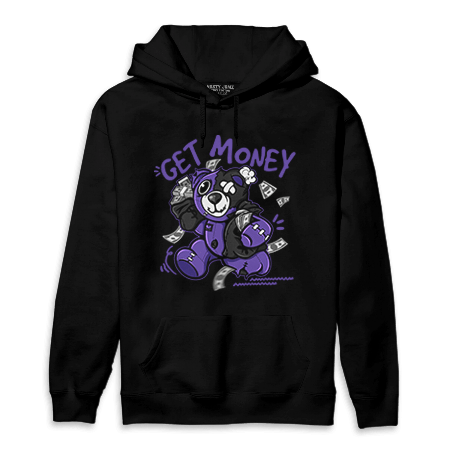 Field Purple 12s Hoodie Match Get Money BER - NastyJamz