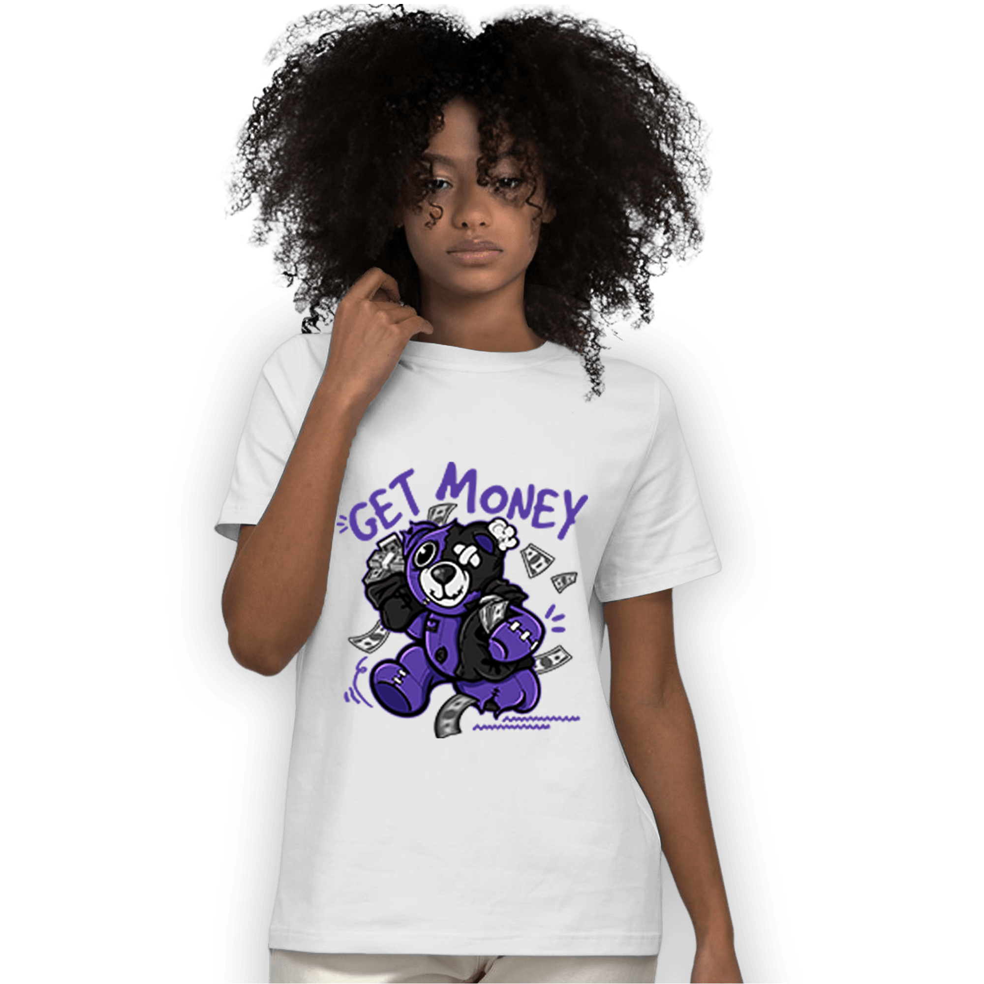 Field Purple 12s T Shirt Match Get Money BER - NastyJamz