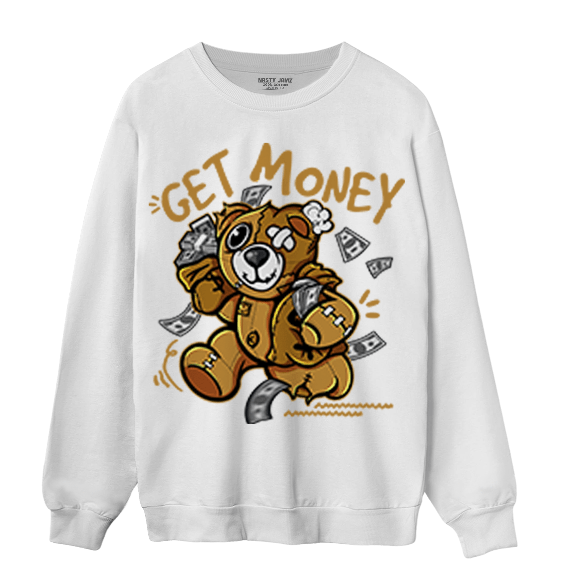 Wheat 13s Sweatshirt Match Get Money BER - NastyJamz