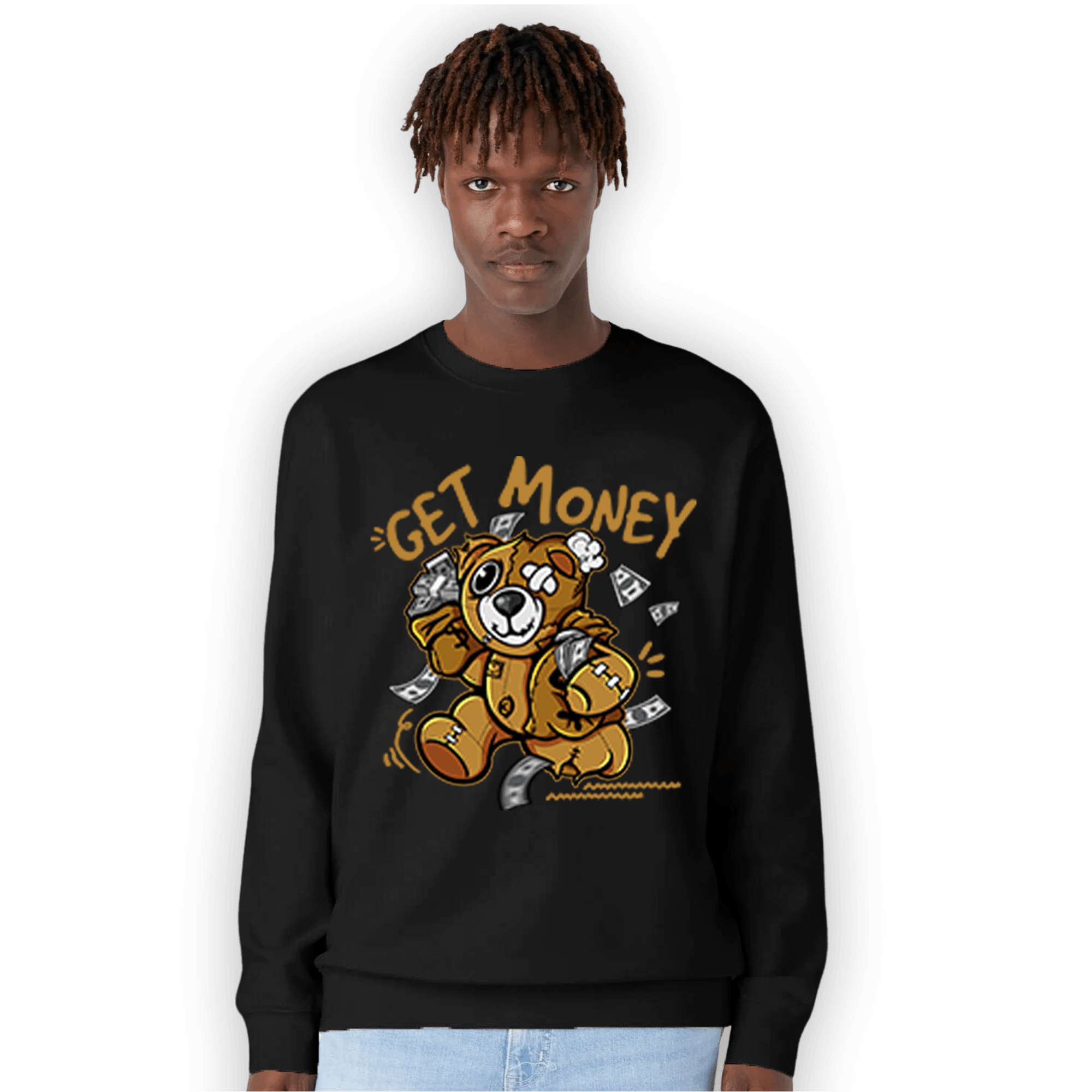 Wheat 13s Sweatshirt Match Get Money BER - NastyJamz