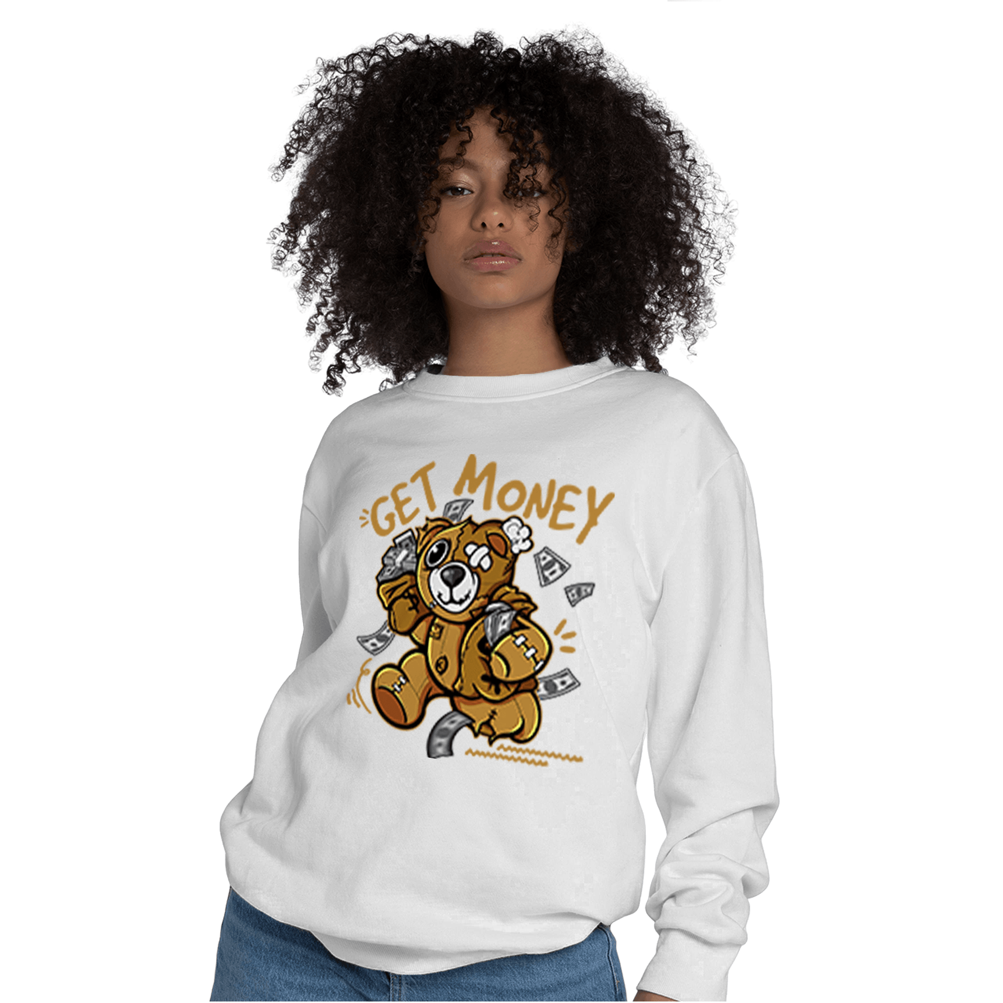 Wheat 13s Sweatshirt Match Get Money BER - NastyJamz