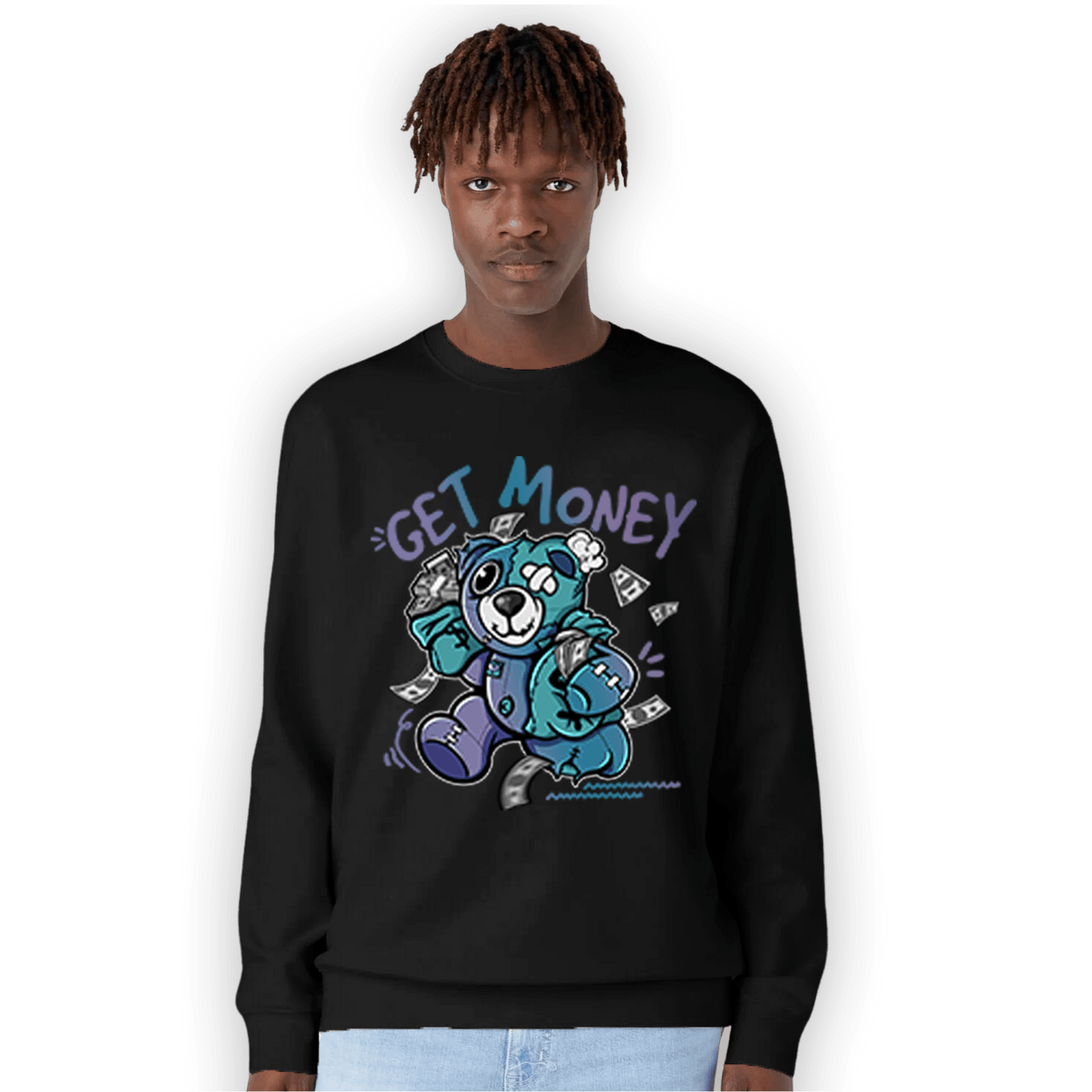 Low Love Letter 14s Sweatshirt Match Get Money BER - NastyJamz