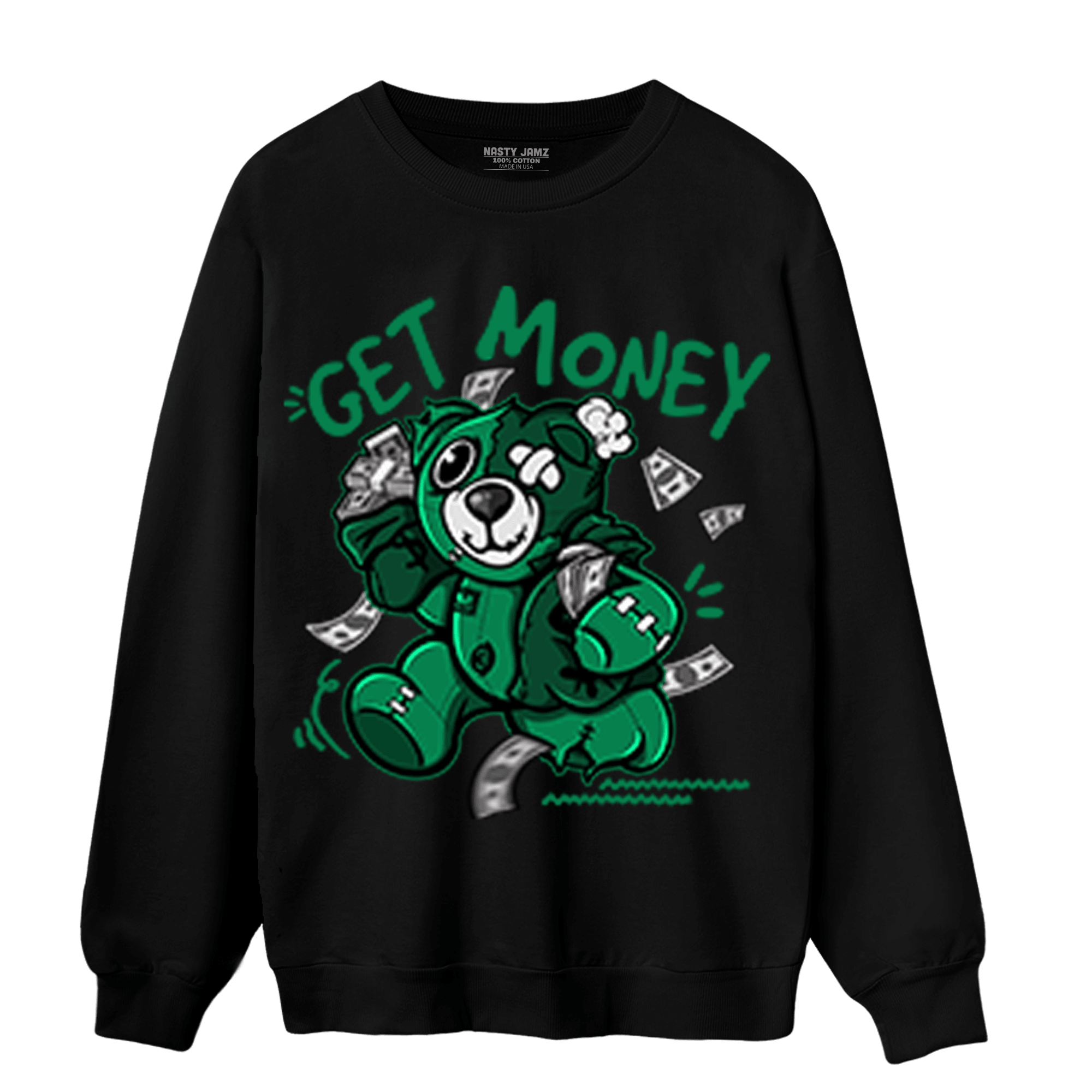 Celtic Lucky Green 1s Sweatshirt Match Get Money BER - NastyJamz