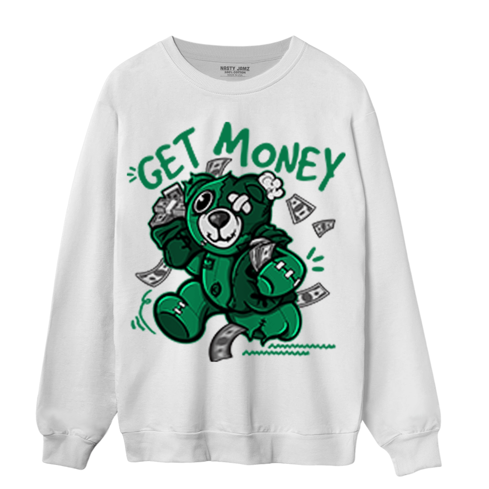 Celtic Lucky Green 1s Sweatshirt Match Get Money BER - NastyJamz