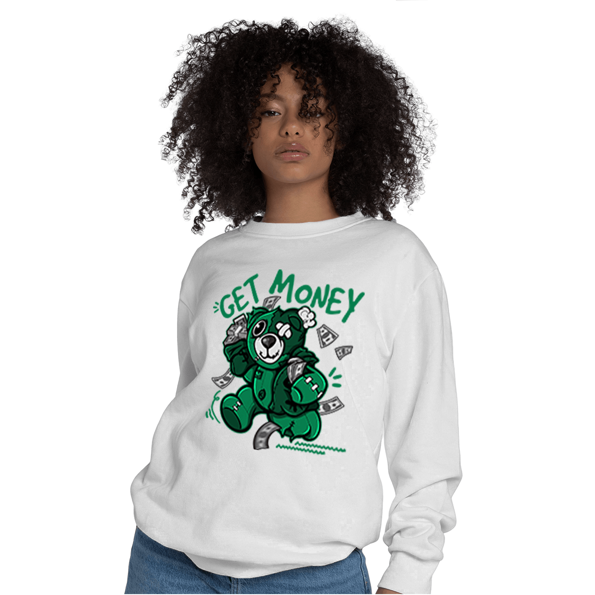 Celtic Lucky Green 1s Sweatshirt Match Get Money BER - NastyJamz
