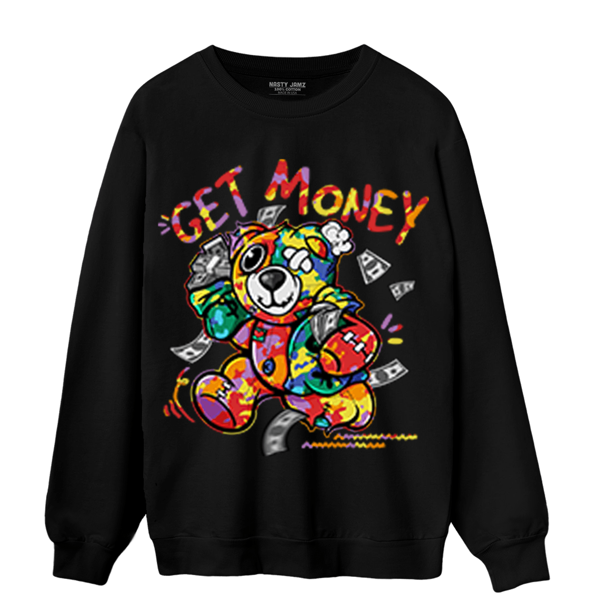 Mid GS Six Championships 1s Sweatshirt Match Get Money BER - NastyJamz