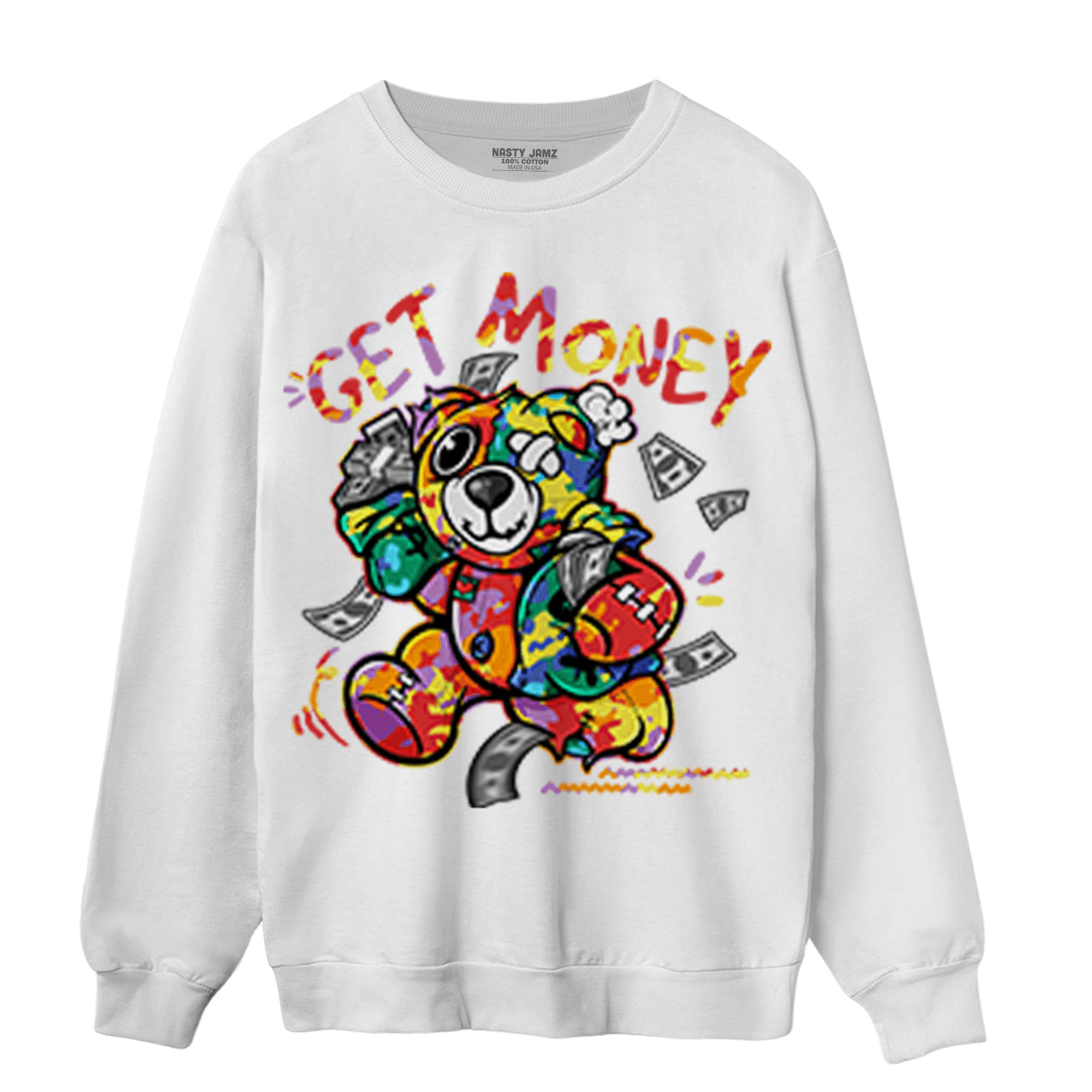Mid GS Six Championships 1s Sweatshirt Match Get Money BER - NastyJamz