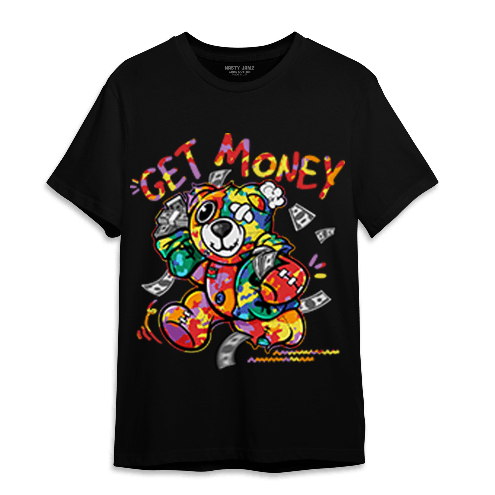 Mid GS Six Championships 1s T Shirt Match Get Money BER - NastyJamz