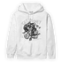 Retro High OG Black White 1s Hoodie Match Get Money BER - NastyJamz