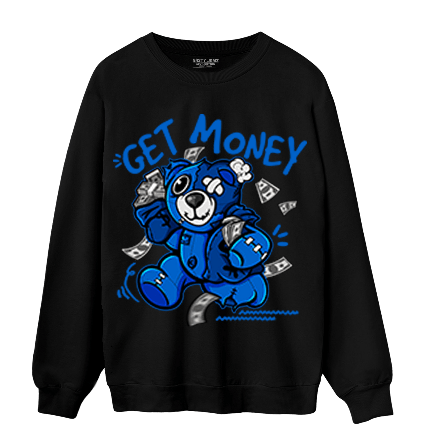 Royal Reimagined 1s Sweatshirt Match Get Money BER - NastyJamz