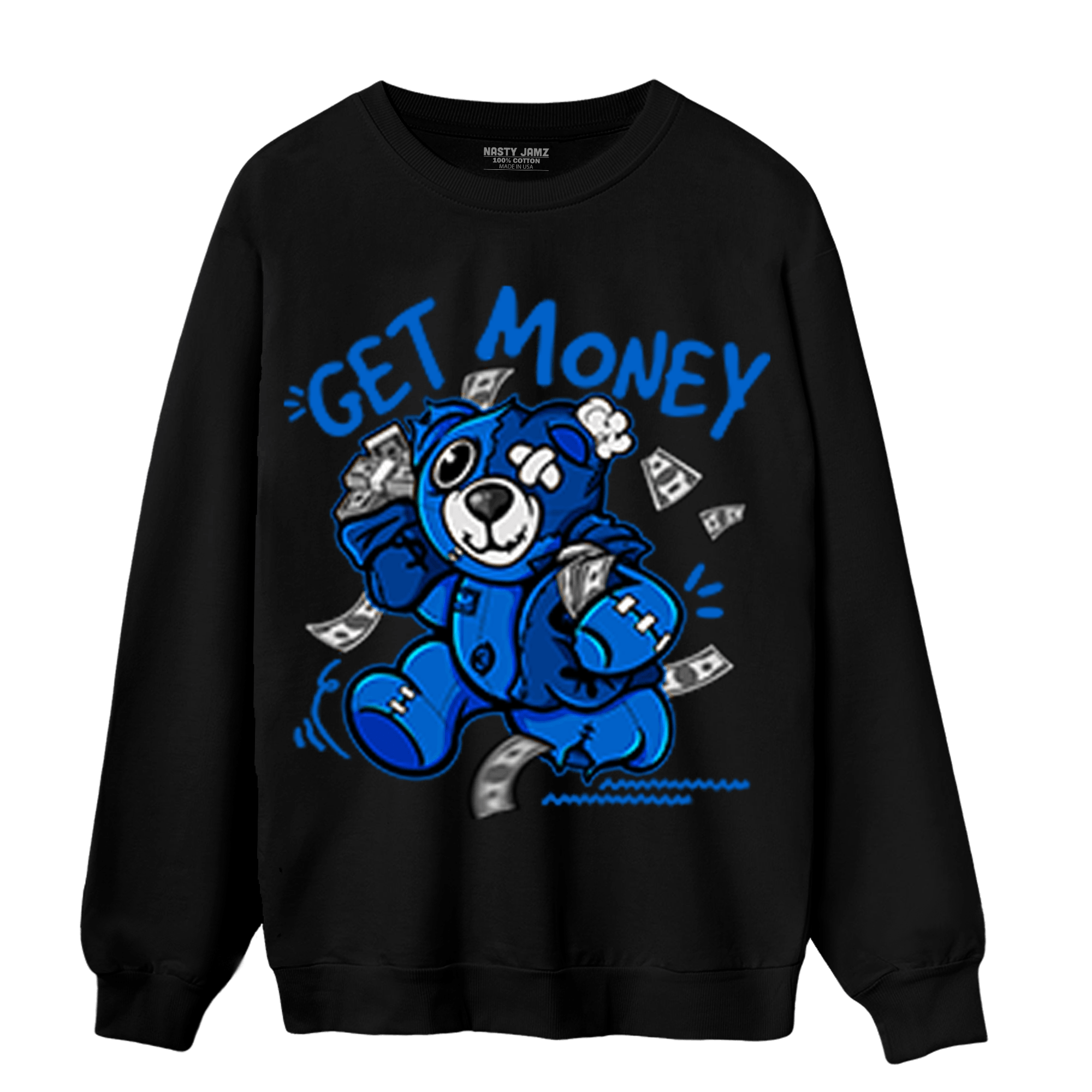 Royal Reimagined 1s Sweatshirt Match Get Money BER - NastyJamz