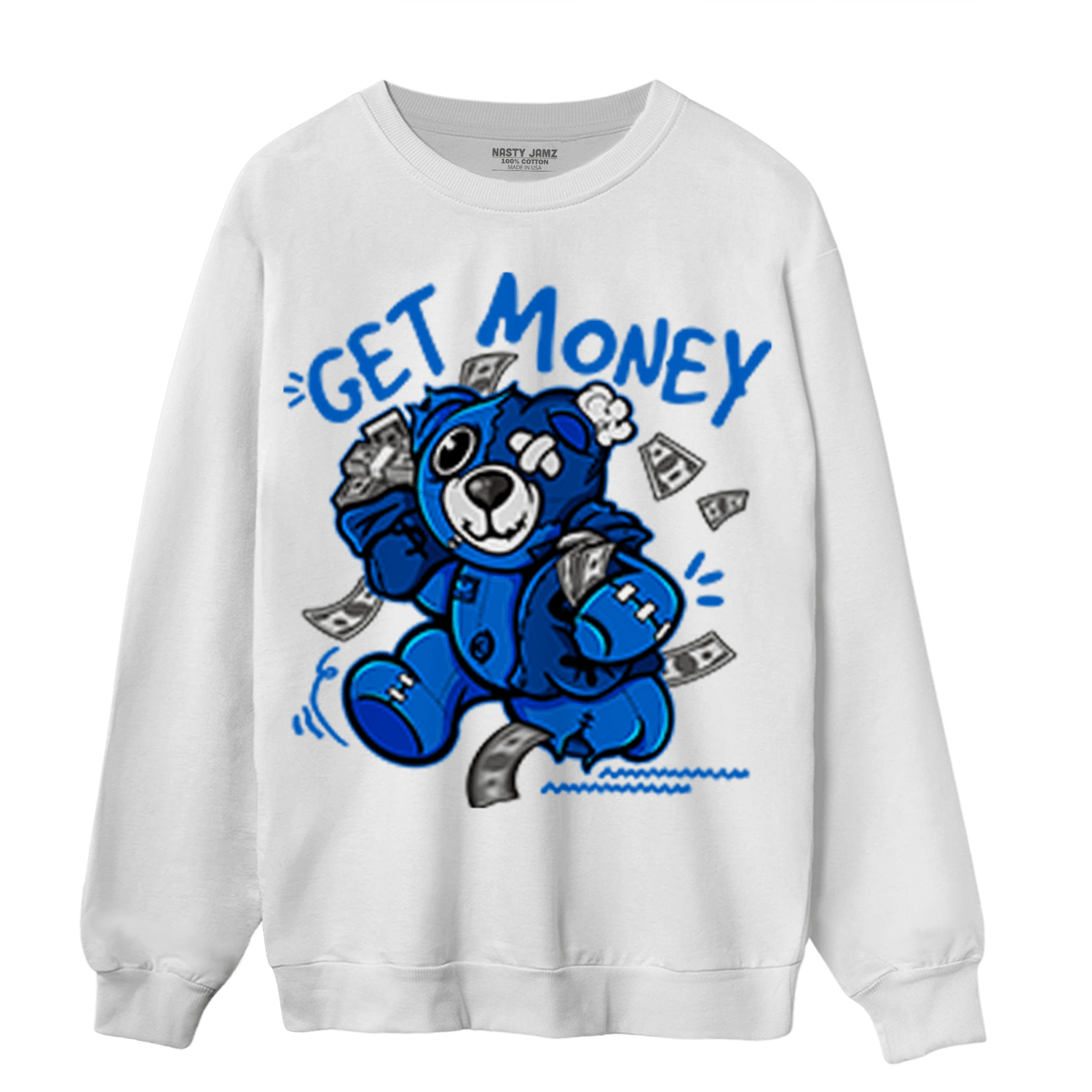 Royal Reimagined 1s Sweatshirt Match Get Money BER - NastyJamz