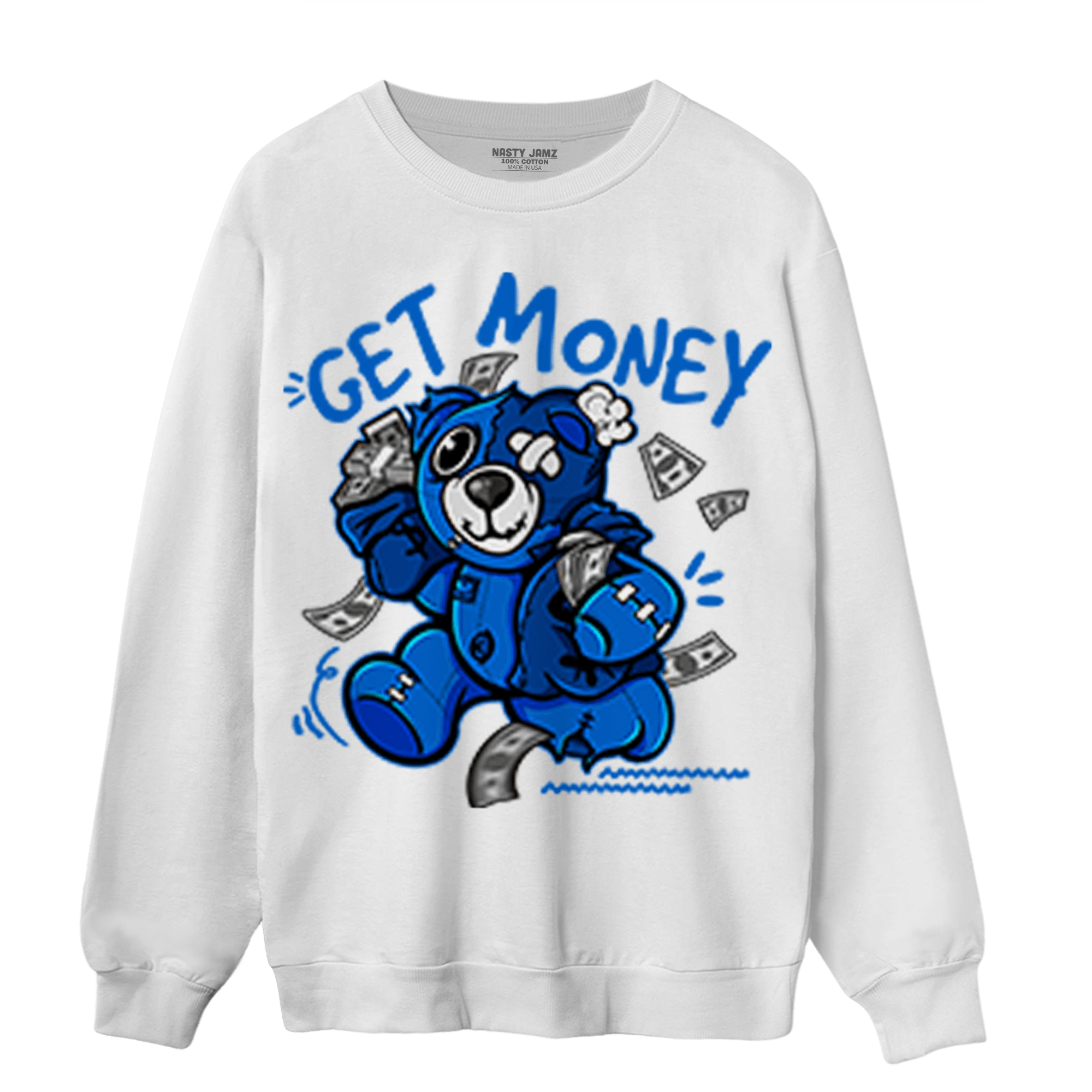 Royal Reimagined 1s Sweatshirt Match Get Money BER - NastyJamz