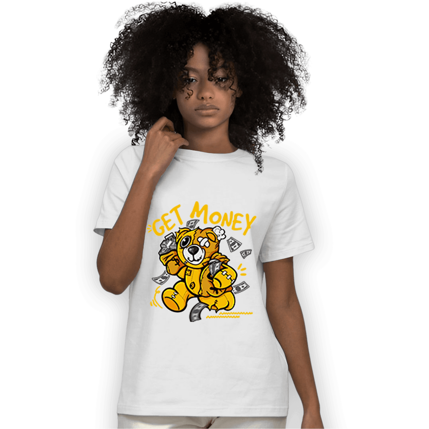 Yellow Ochre 1s T Shirt Match Get Money BER - NastyJamz