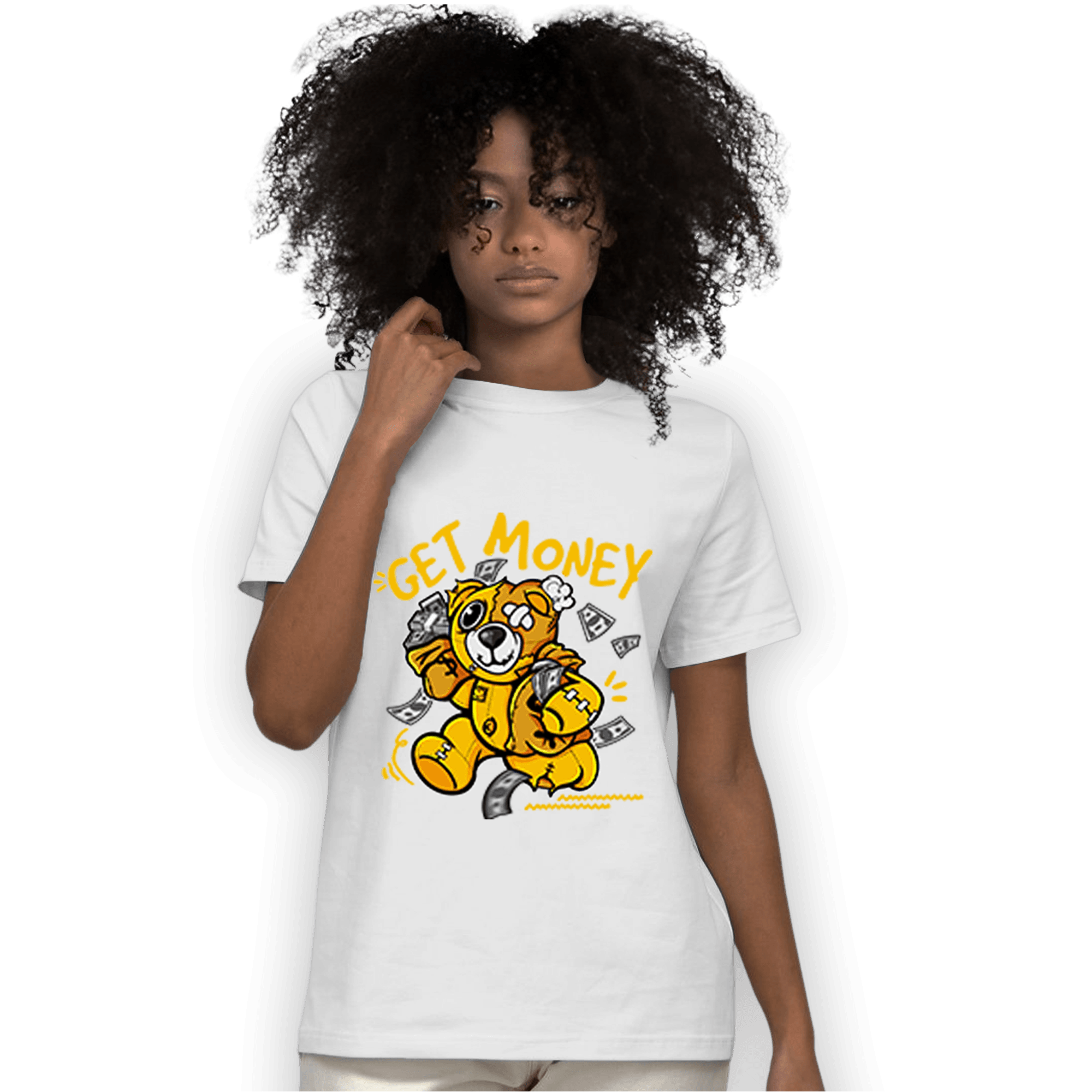 Yellow Ochre 1s T Shirt Match Get Money BER - NastyJamz