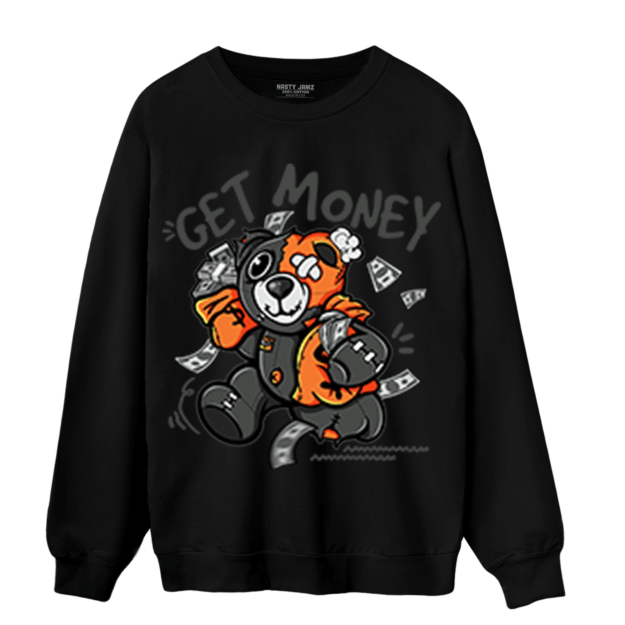 Fear Pack 3s Sweatshirt Match Get Money BER - NastyJamz