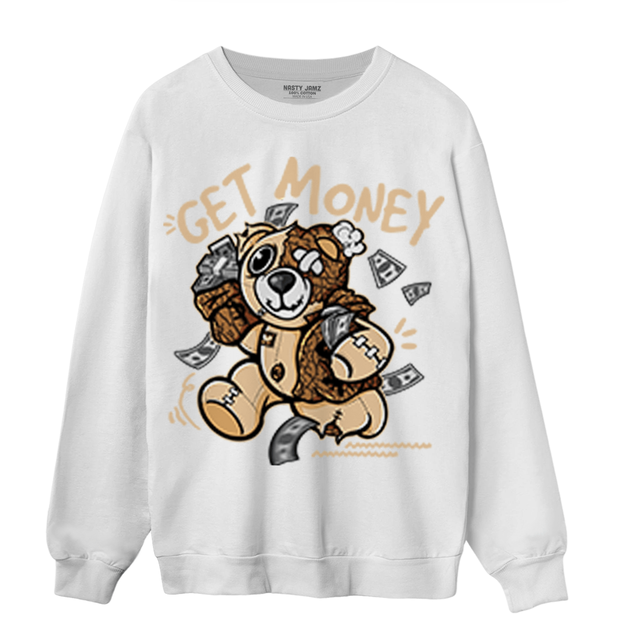 Palomino 3s Sweatshirt Match Get Money BER - NastyJamz
