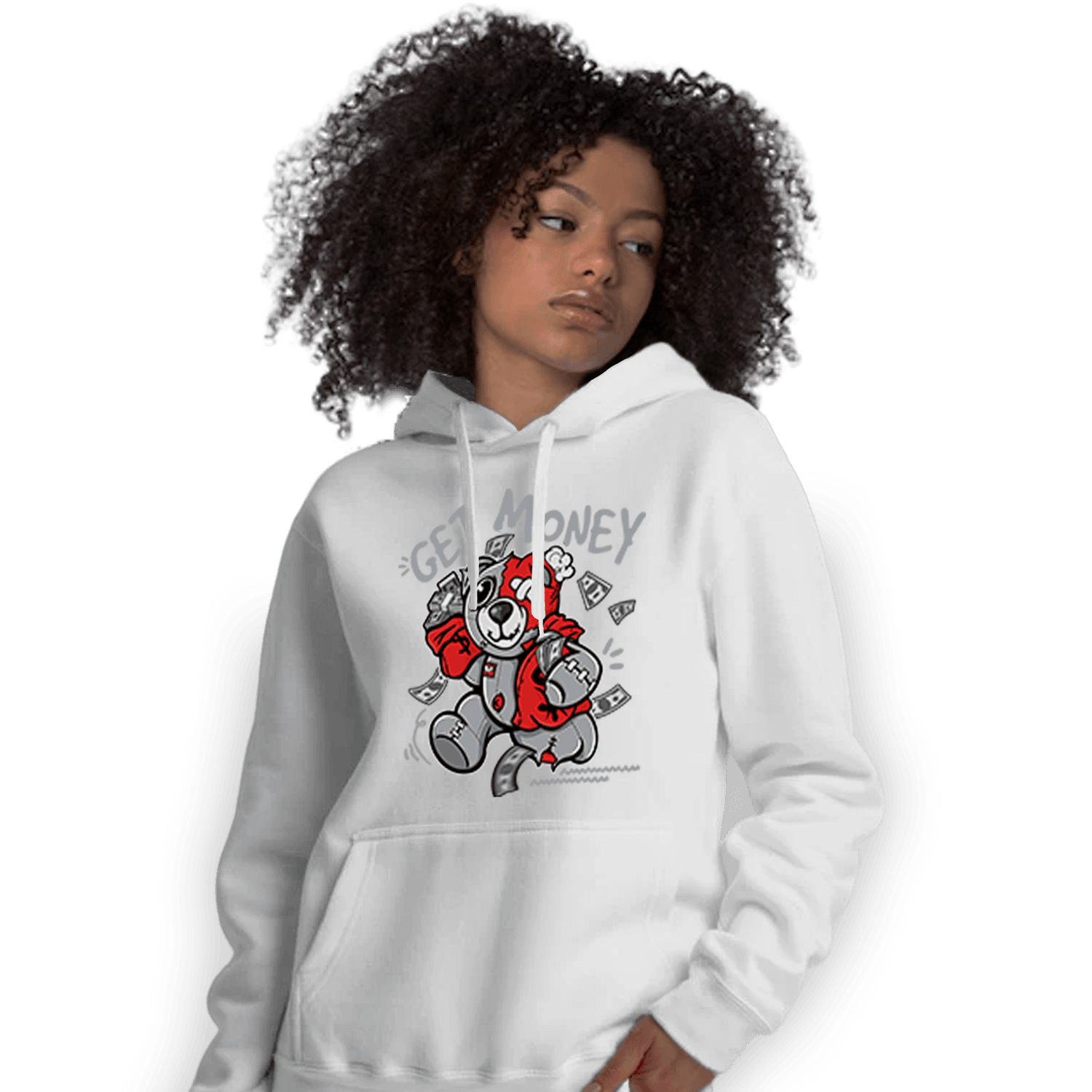 Bred Reimagined 4s Hoodie Match Get Money BER - NastyJamz
