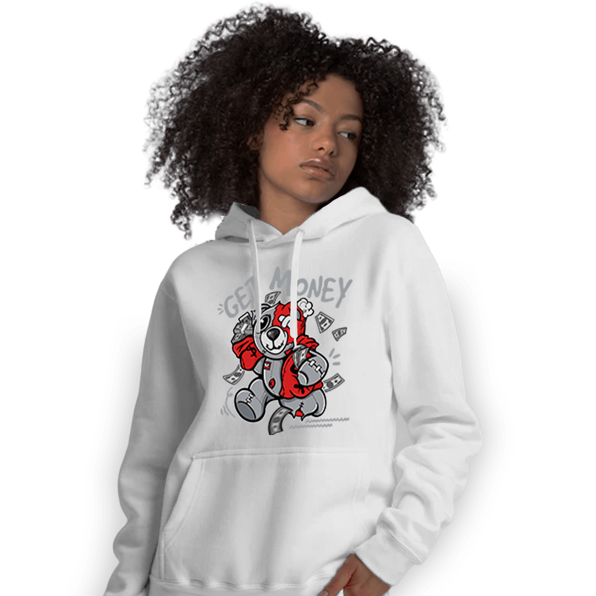 Bred Reimagined 4s Hoodie Match Get Money BER - NastyJamz