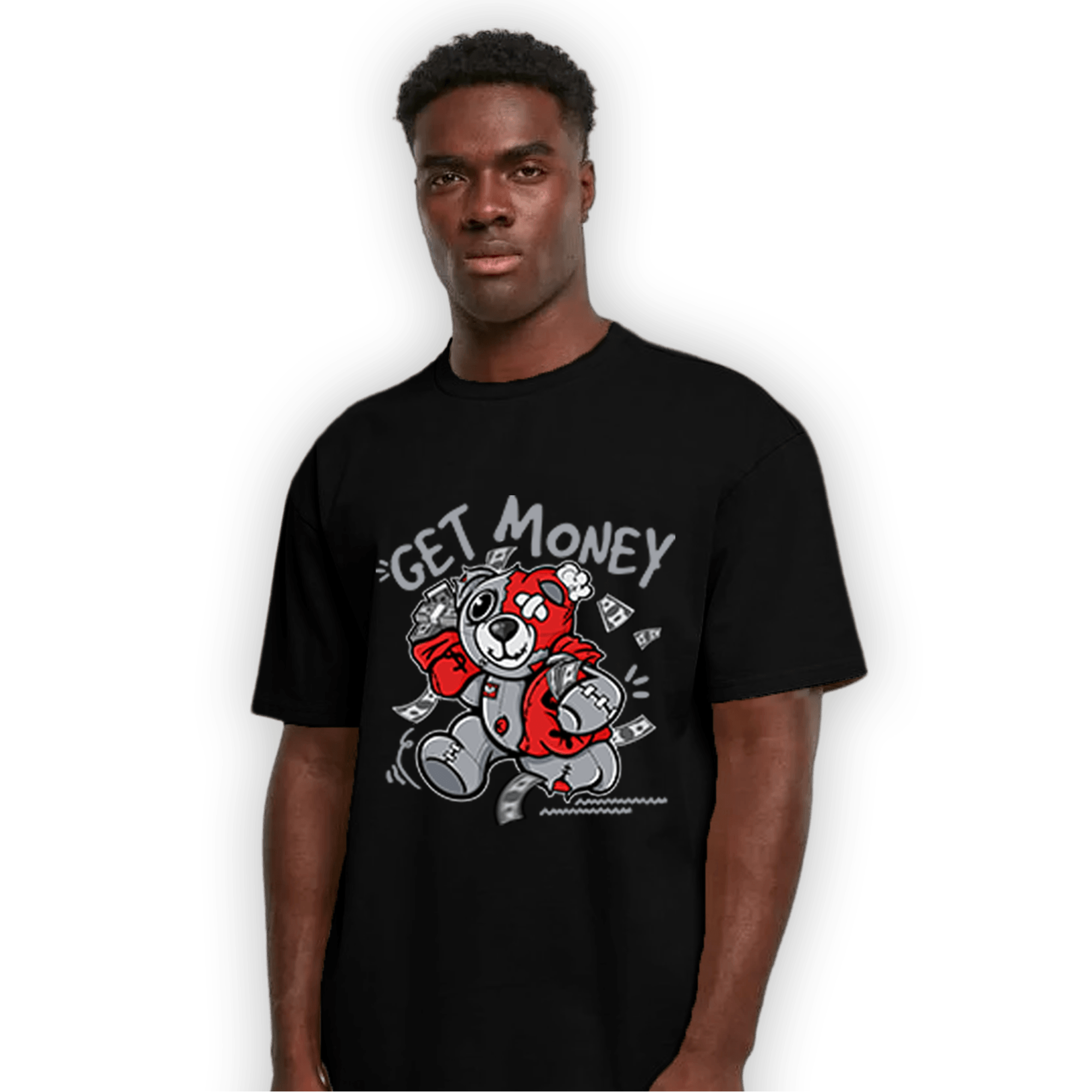 Bred Reimagined 4s T Shirt Match Get Money BER - NastyJamz