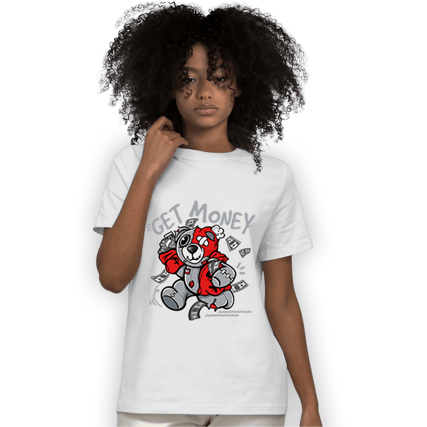 Bred Reimagined 4s T Shirt Match Get Money BER - NastyJamz