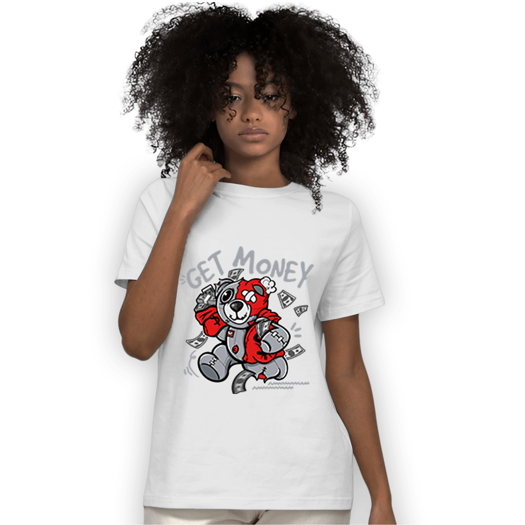 Bred Reimagined 4s T Shirt Match Get Money BER - NastyJamz