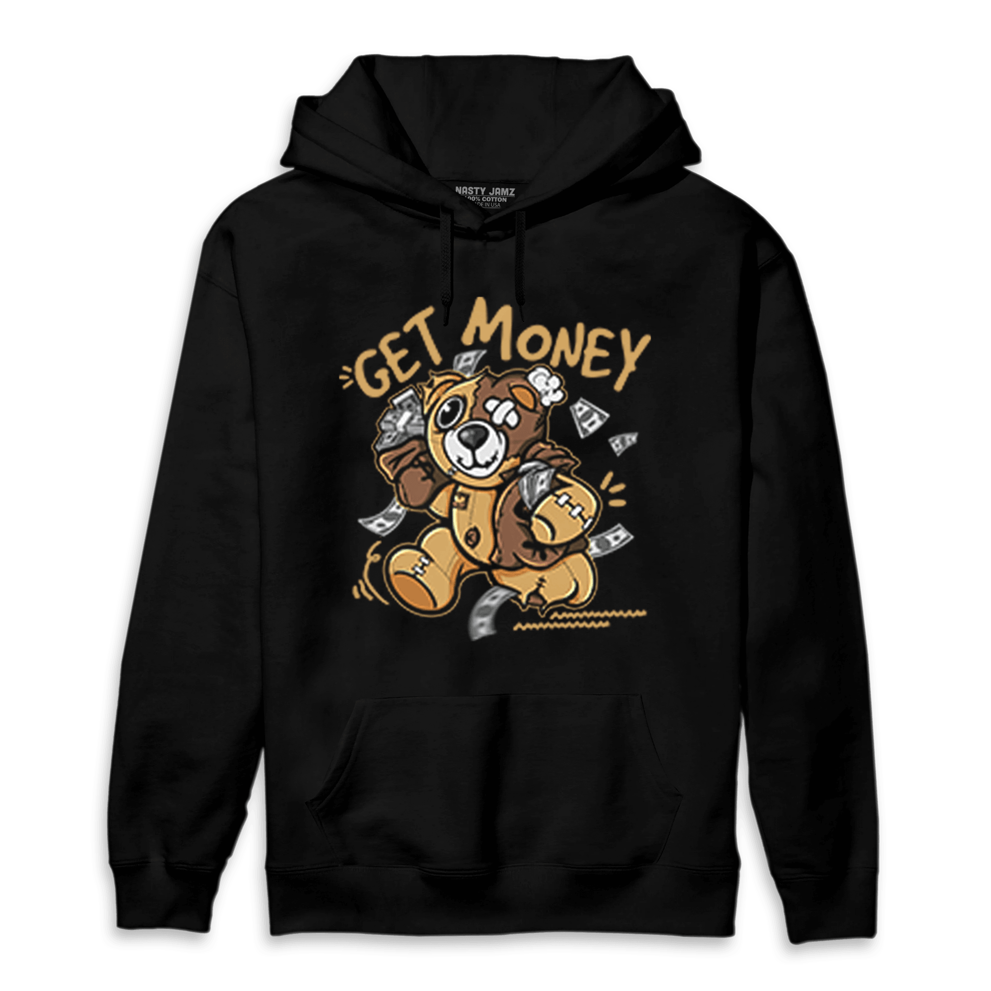Cacao Wow 4s Hoodie Match Get Money BER - NastyJamz