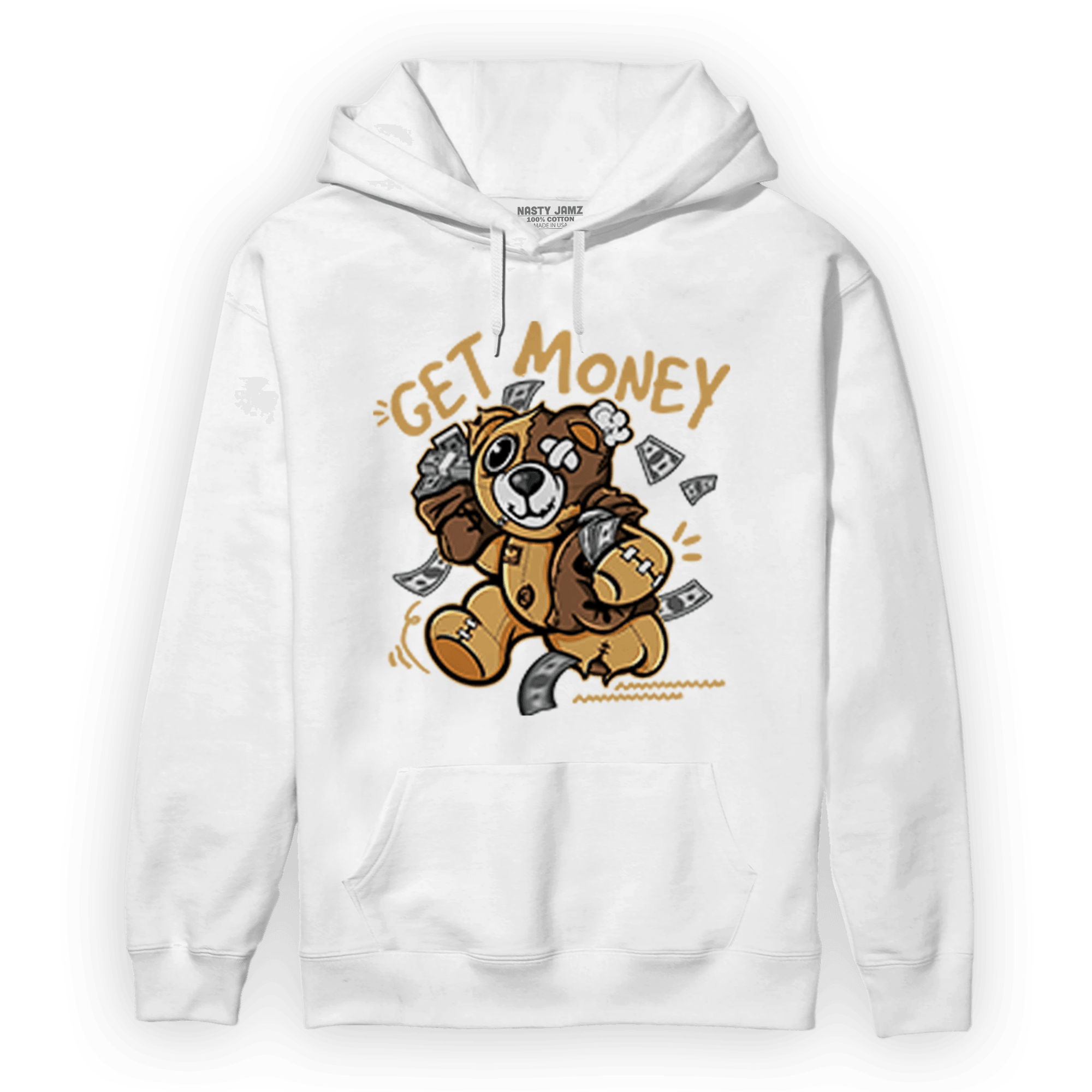 Cacao Wow 4s Hoodie Match Get Money BER - NastyJamz