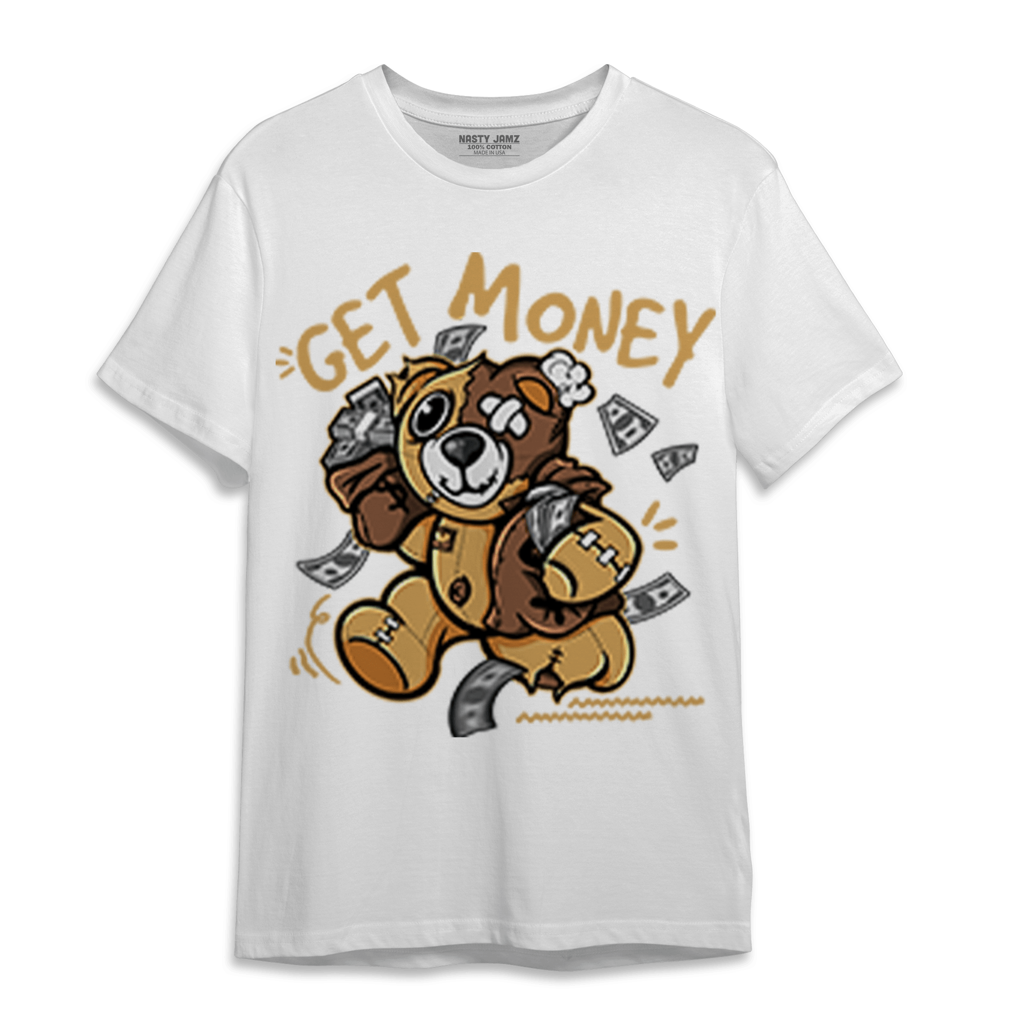 Cacao Wow 4s T Shirt Match Get Money BER - NastyJamz