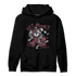 Burgundy 5s Hoodie Match Get Money BER - NastyJamz