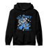 University Blue 5s Hoodie Match Get Money BER - NastyJamz