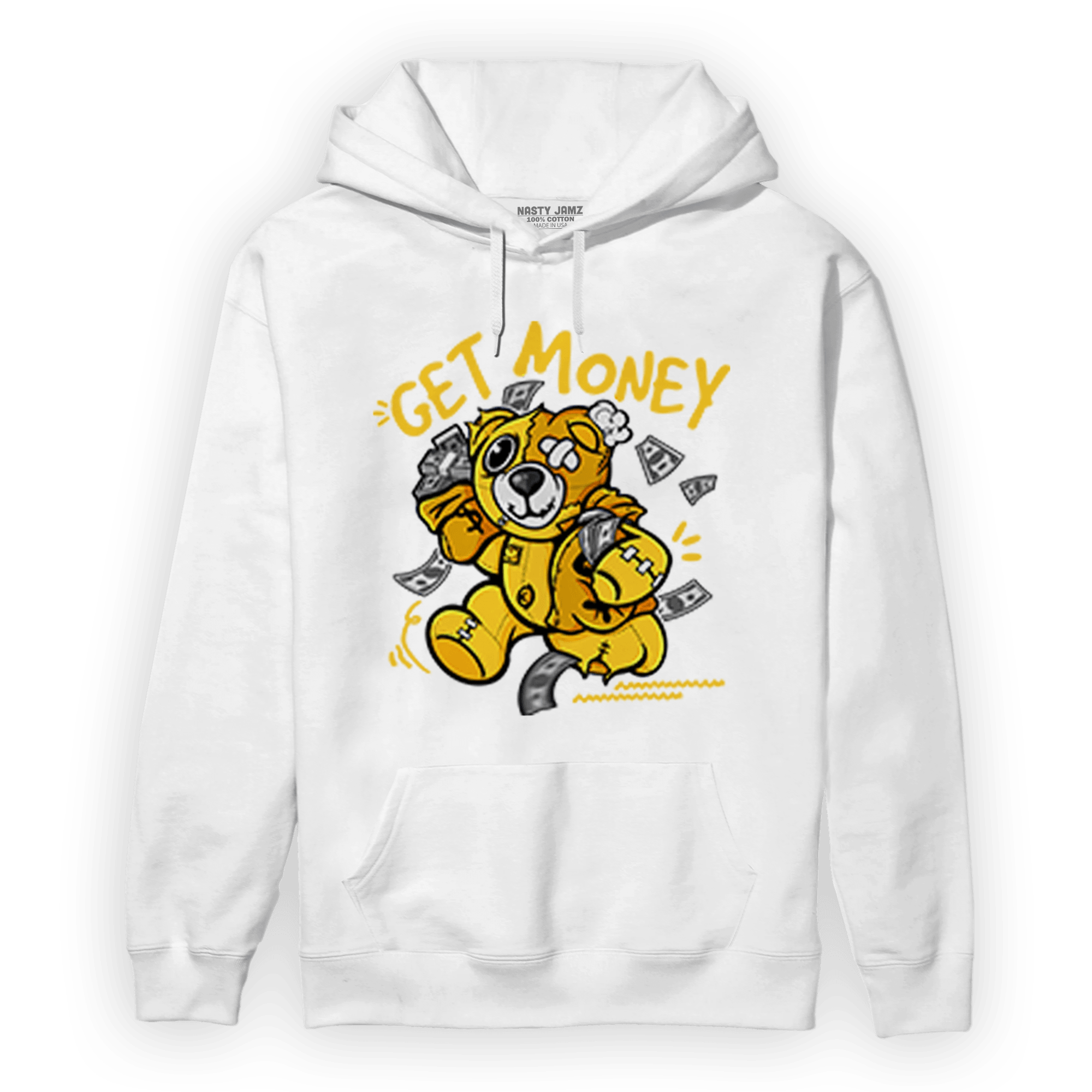 Yellow Ochre 6s Hoodie Match Get Money BER - NastyJamz