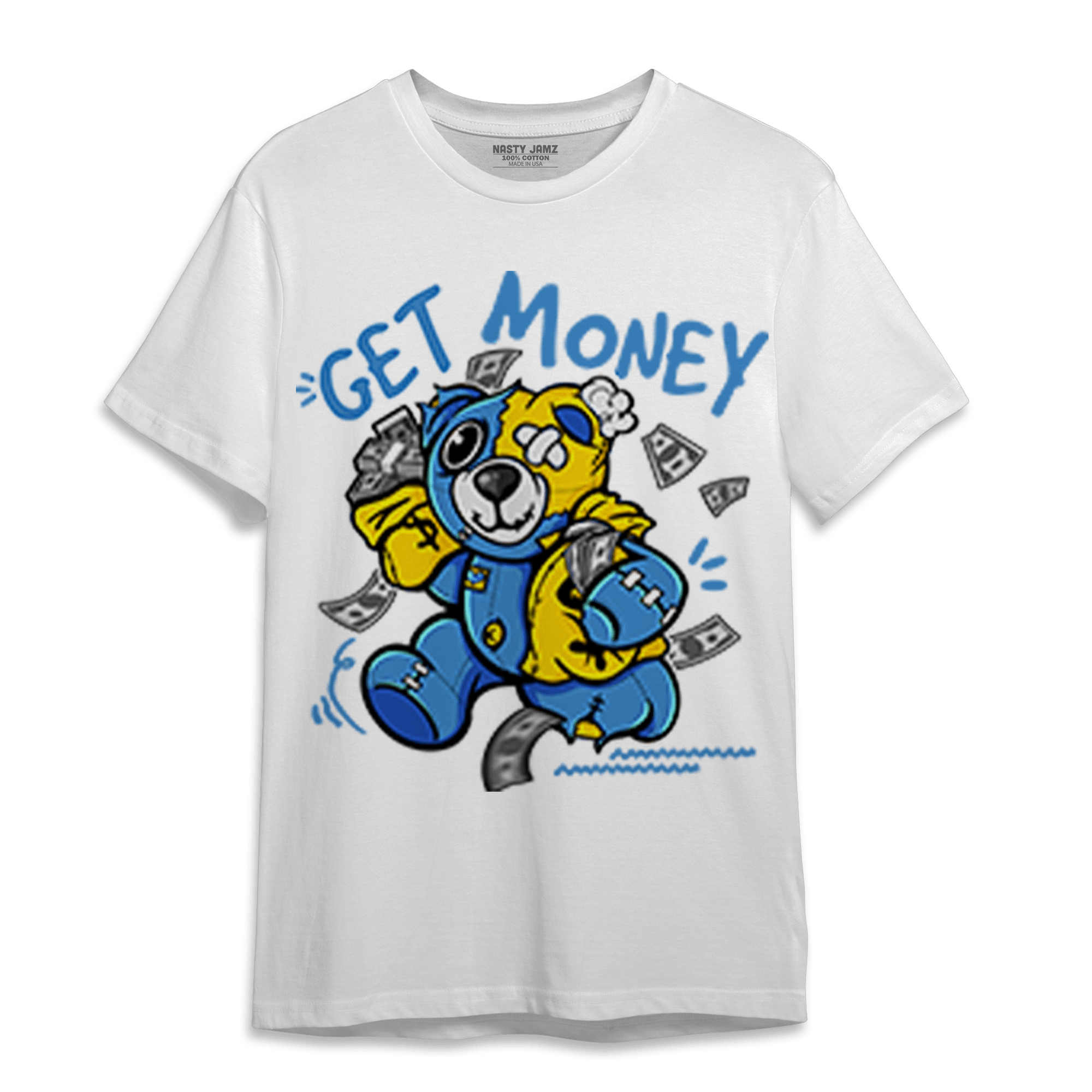 SB Dunk Bubbles T Shirt Match Get Money BER - NastyJamz