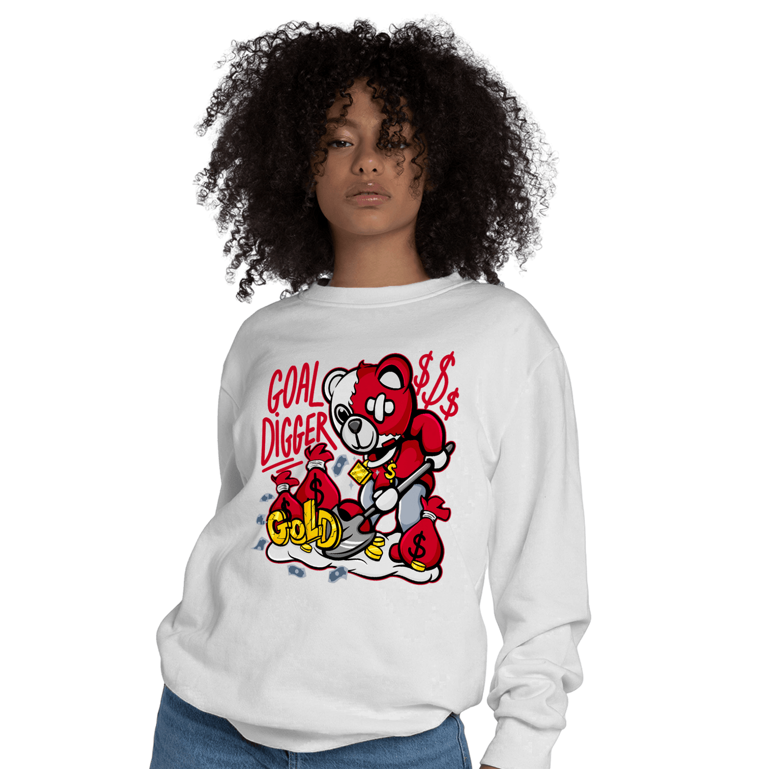 Cherry 11s Sweatshirt Match Goal Digger BER - NastyJamz