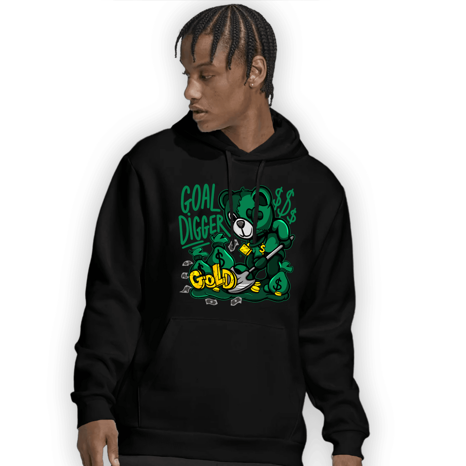 Celtic Lucky Green 1s Hoodie Match Goal Digger BER - NastyJamz