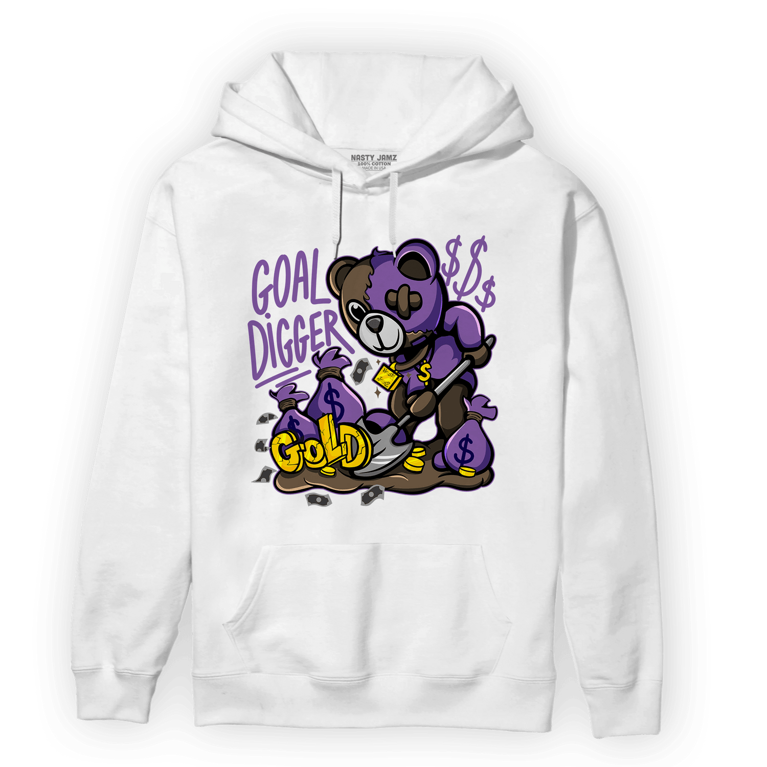 Mid Palomino 1s Hoodie Match Goal Digger BER - NastyJamz