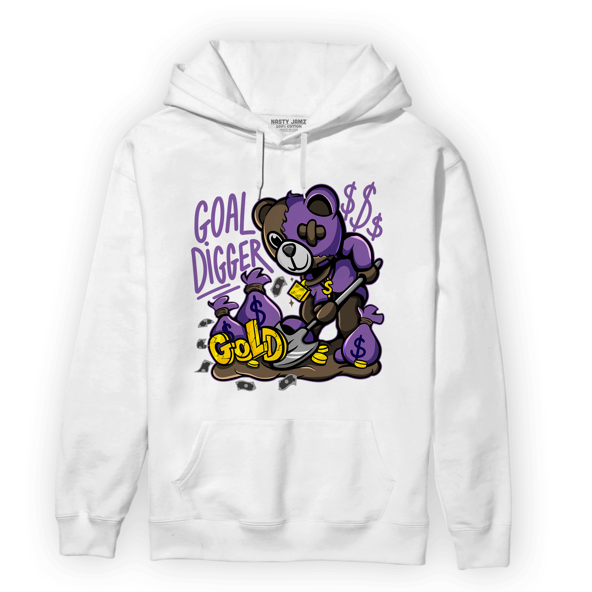 Mid Palomino 1s Hoodie Match Goal Digger BER - NastyJamz