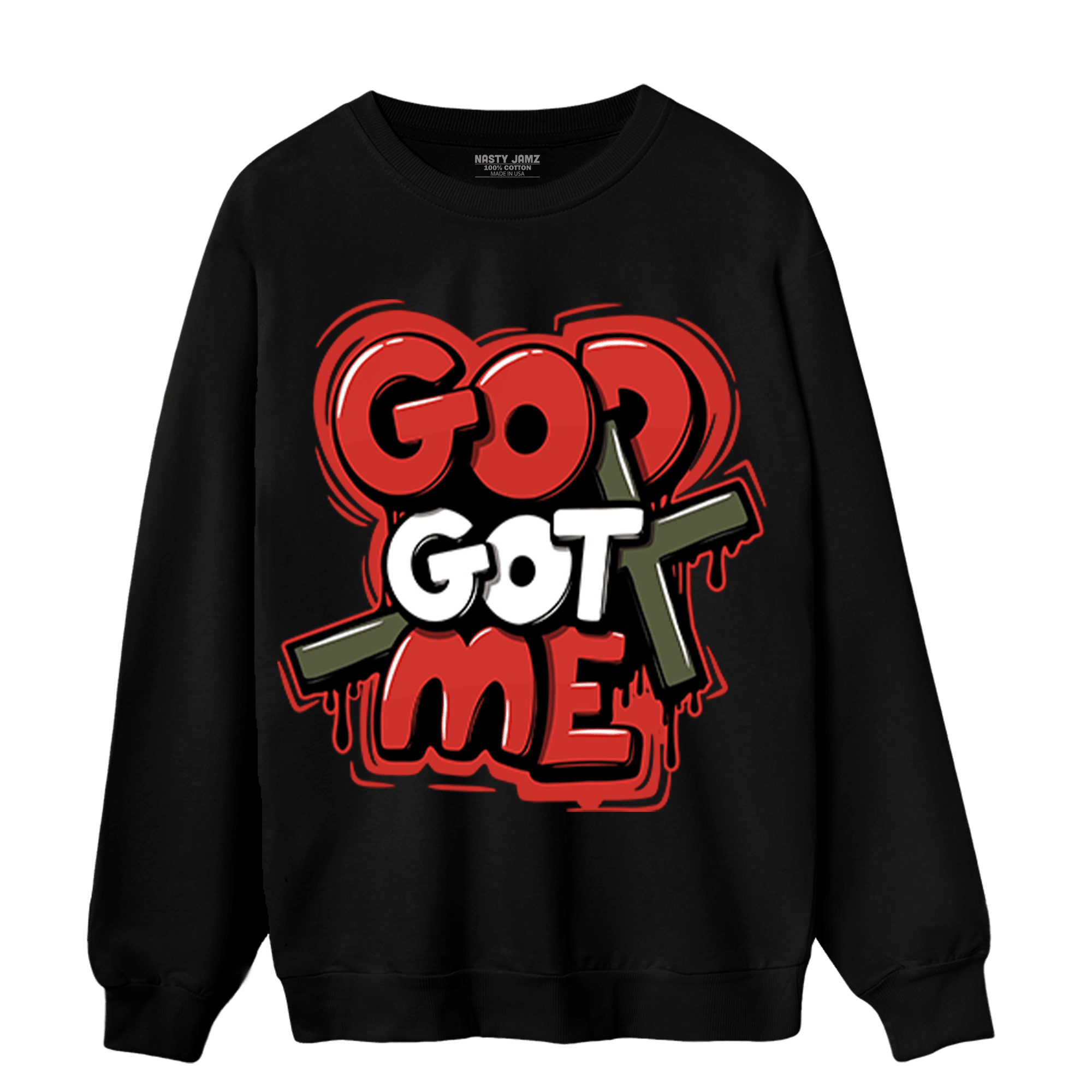 Dunk Low Mystic Red Sweatshirt Match God Got Me - NastyJamz