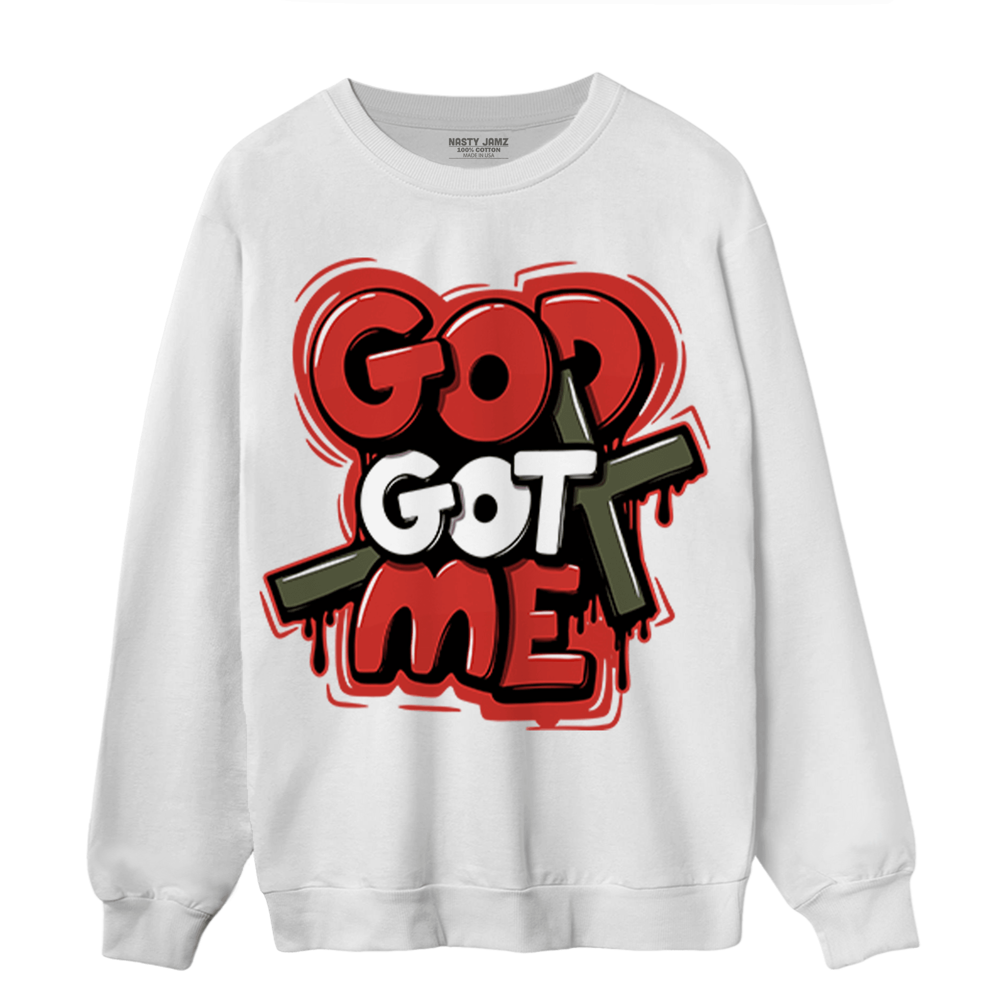 Dunk Low Mystic Red Sweatshirt Match God Got Me - NastyJamz