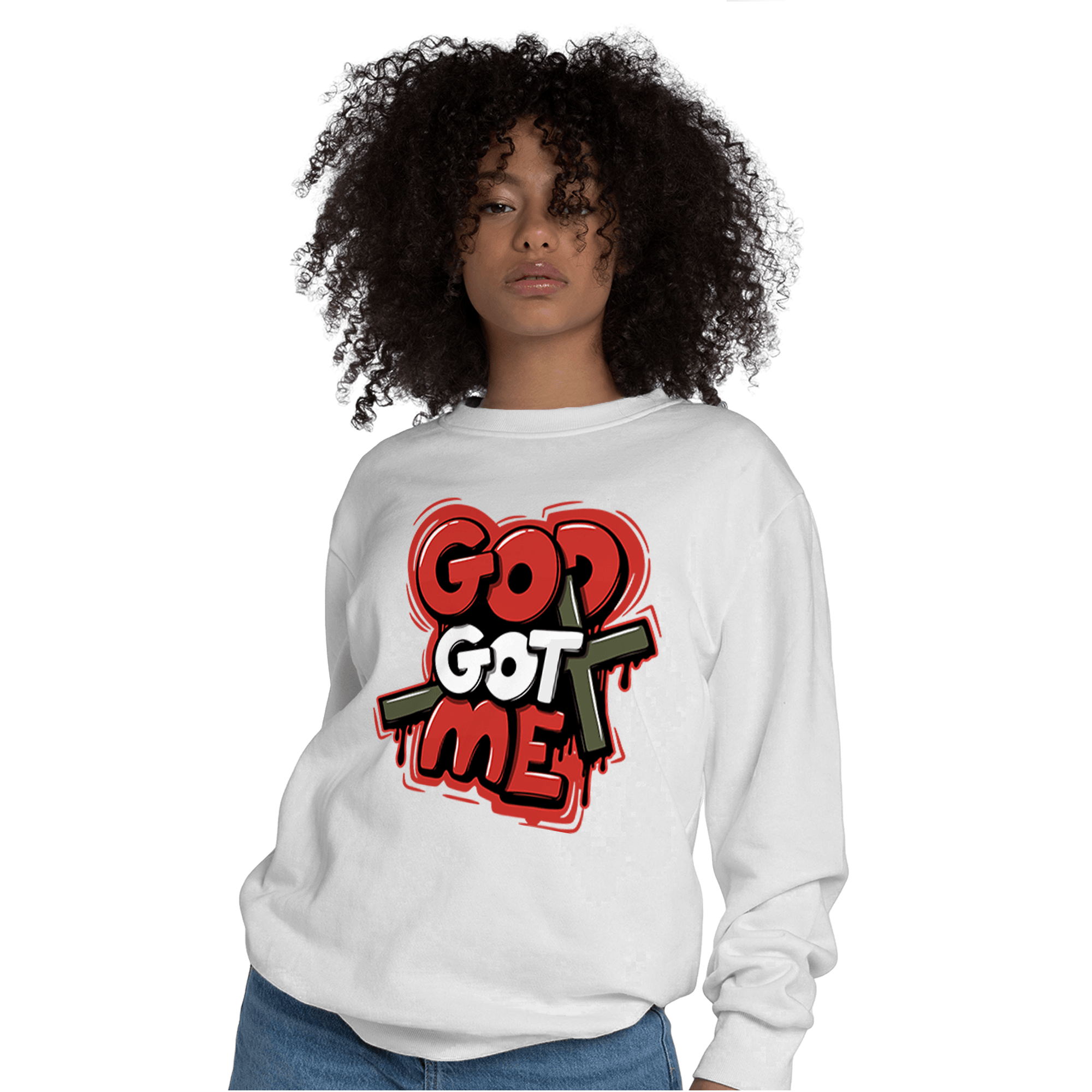 Dunk Low Mystic Red Sweatshirt Match God Got Me - NastyJamz