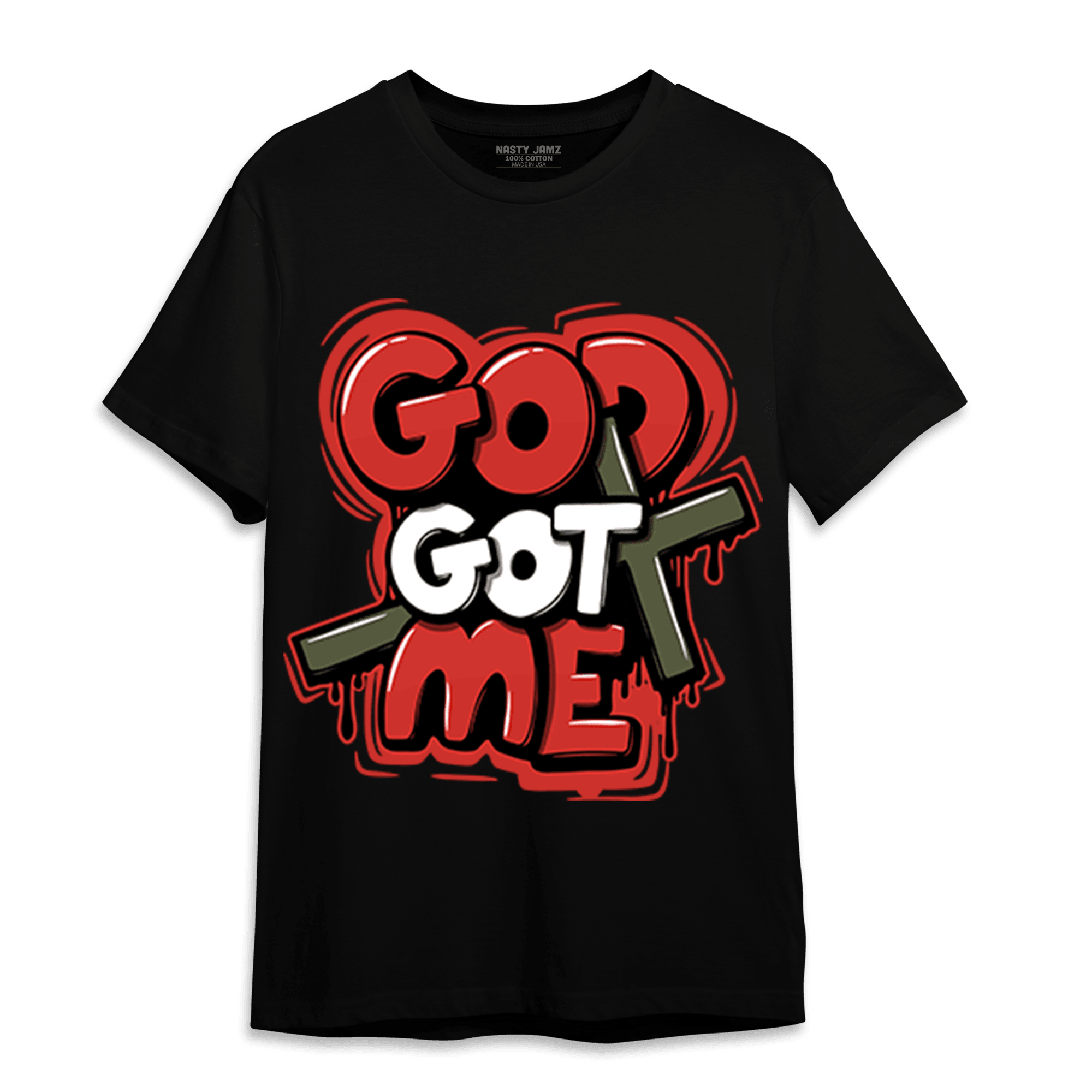 Dunk Low Mystic Red T Shirt Match God Got Me - NastyJamz