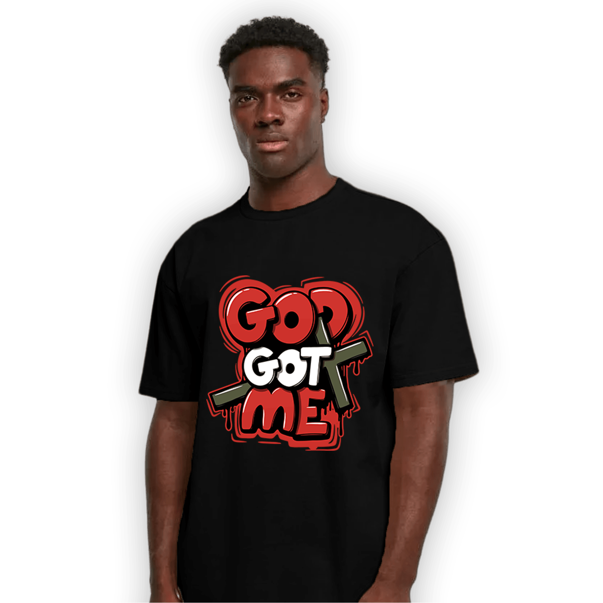 Dunk Low Mystic Red T Shirt Match God Got Me - NastyJamz