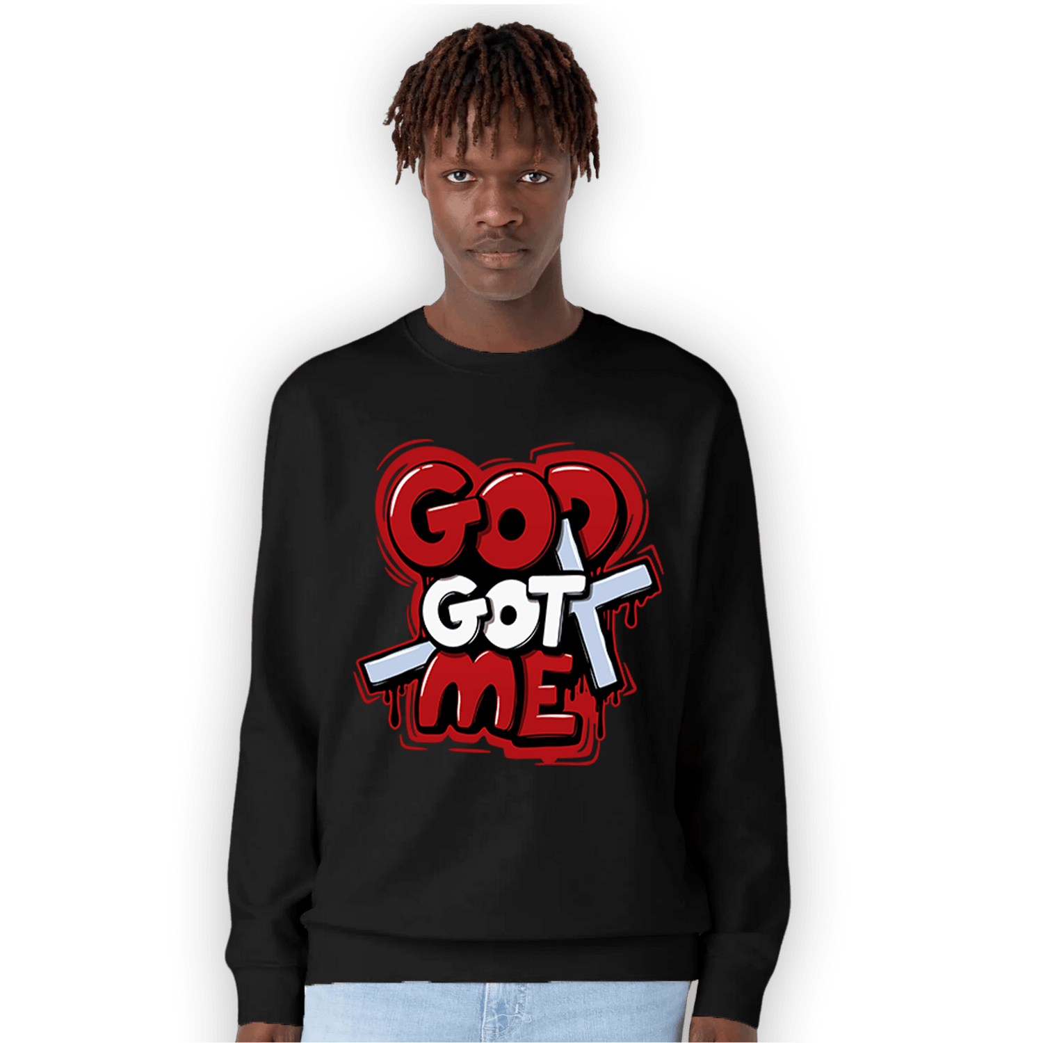 Cherry 11s Sweatshirt Match God Got Me - NastyJamz