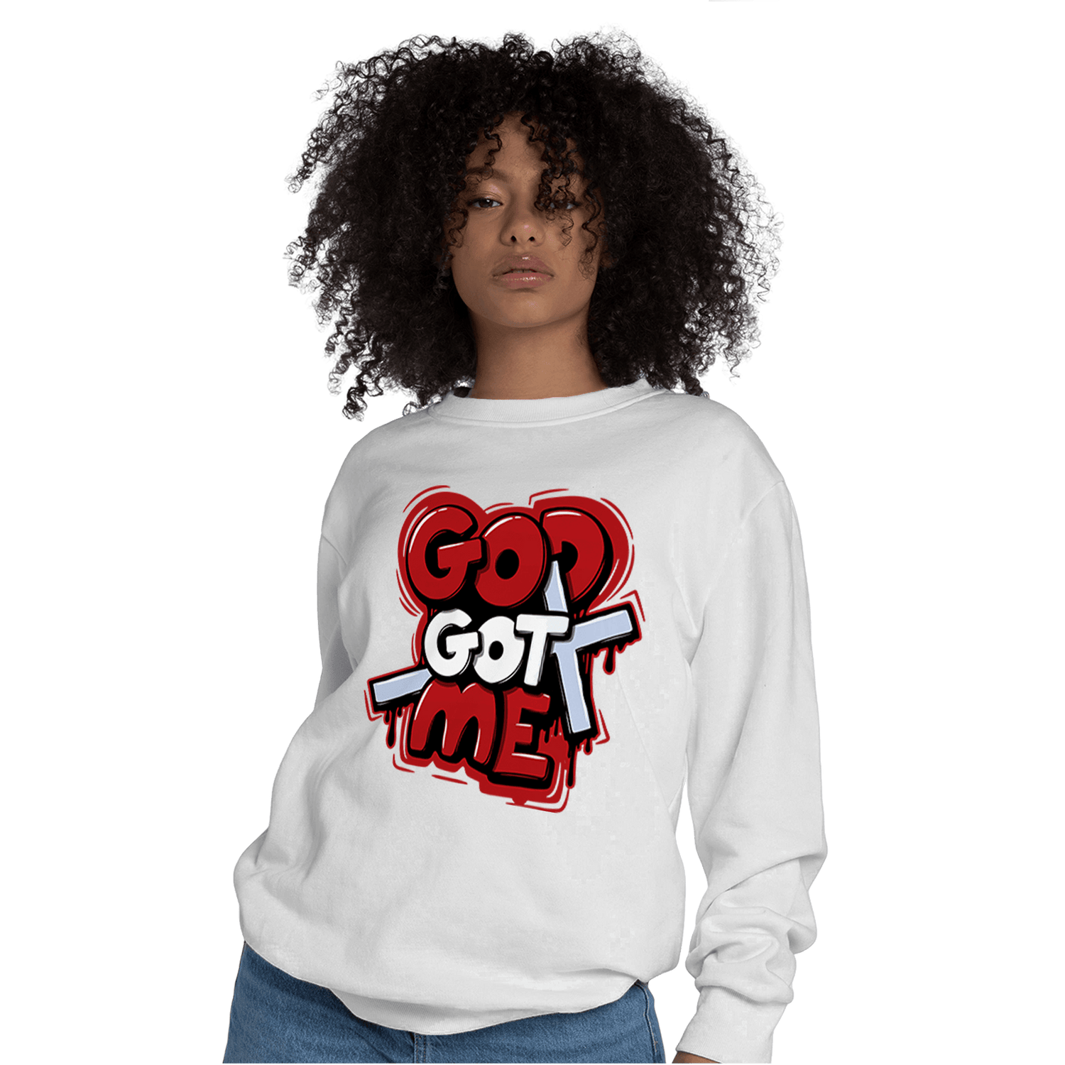 Cherry 11s Sweatshirt Match God Got Me - NastyJamz