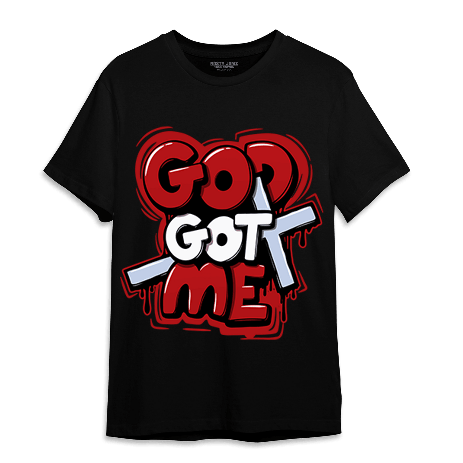 Cherry 11s T Shirt Match God Got Me - NastyJamz