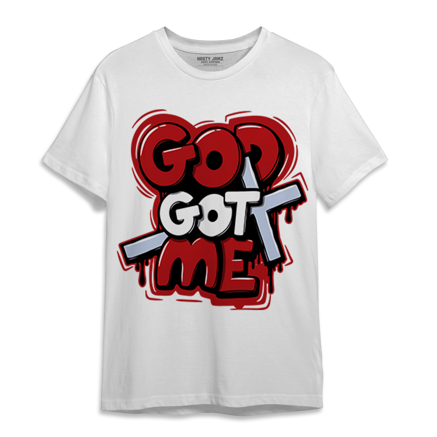Cherry 11s T Shirt Match God Got Me - NastyJamz