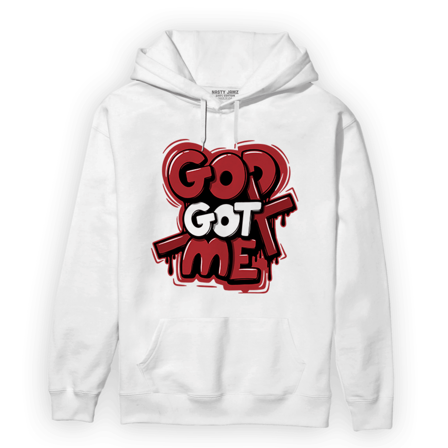 Cherry 12s Hoodie Match God Got Me - NastyJamz