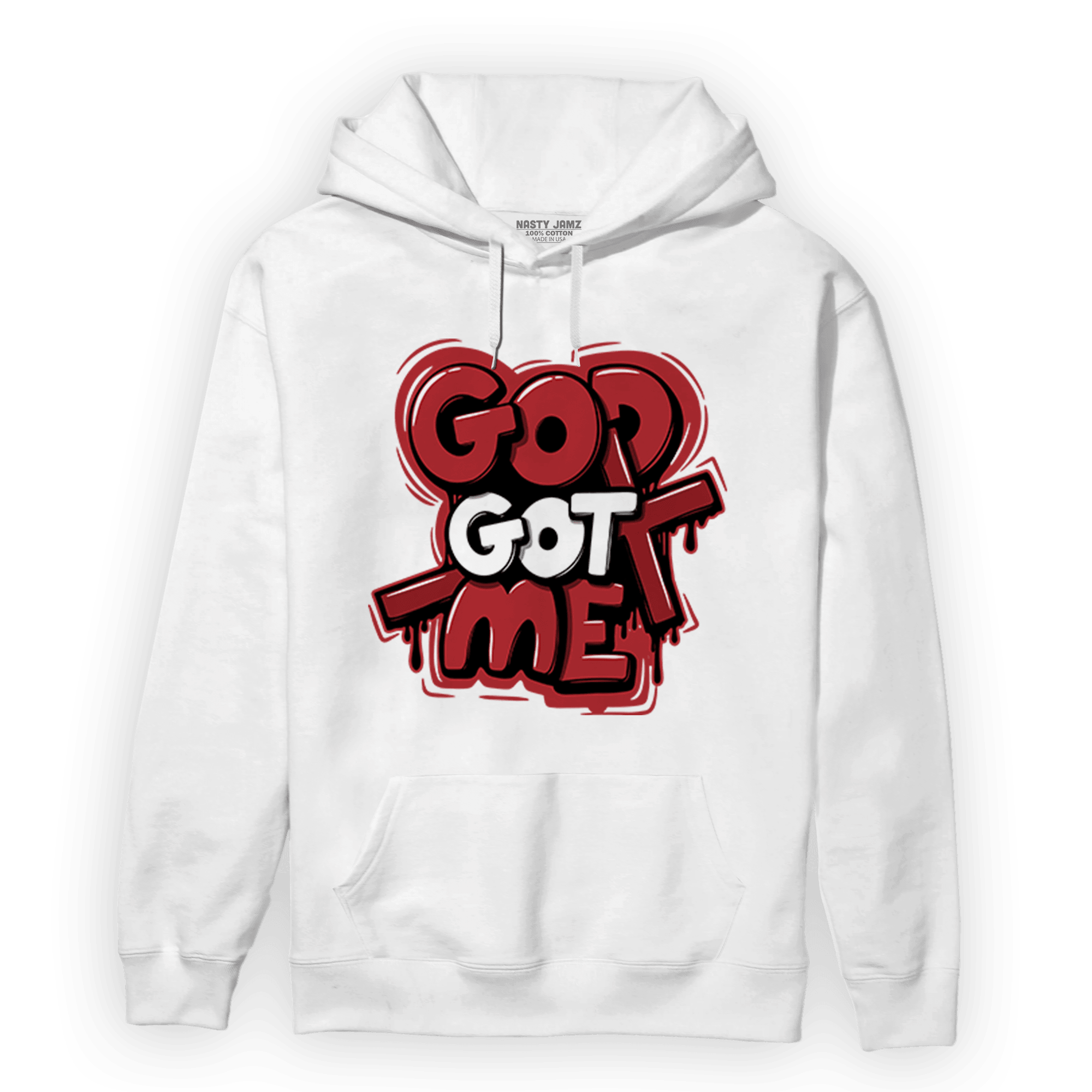 Cherry 12s Hoodie Match God Got Me - NastyJamz