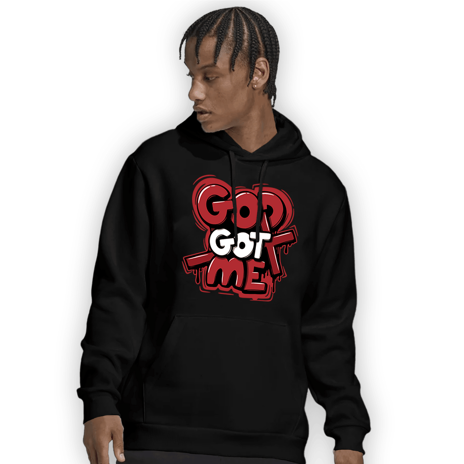 Cherry 12s Hoodie Match God Got Me - NastyJamz